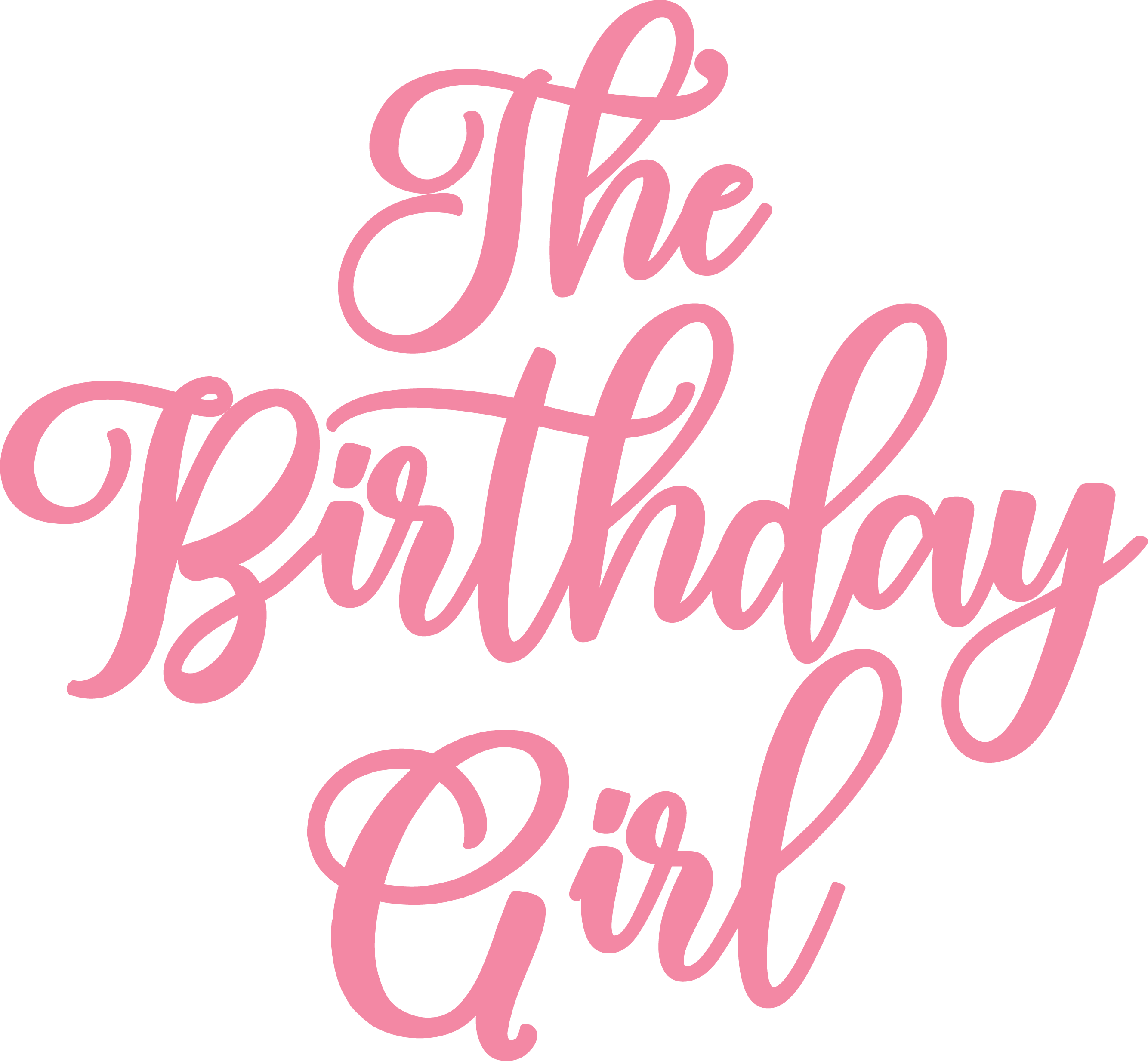 Png Svg Jpg Birthday Girl Clip Art Bundle Dxf Birthda - vrogue.co