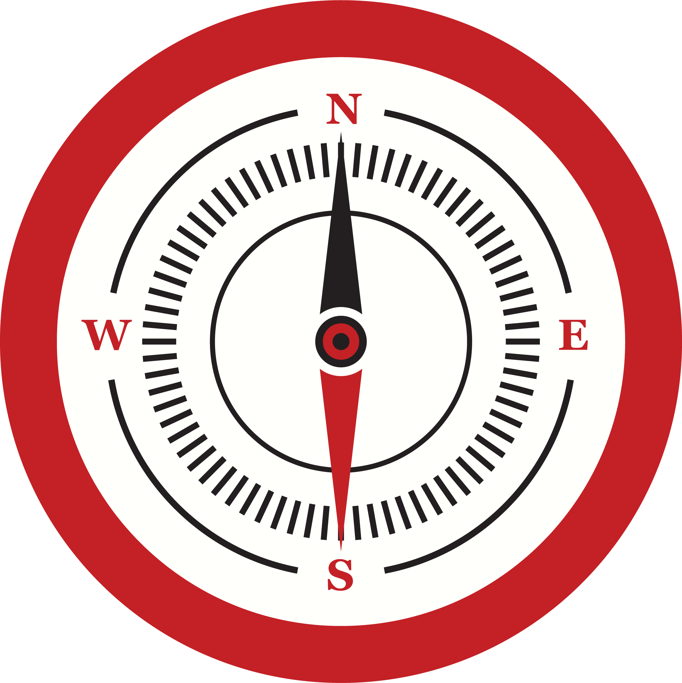 Red compass icon - Free red compass icons