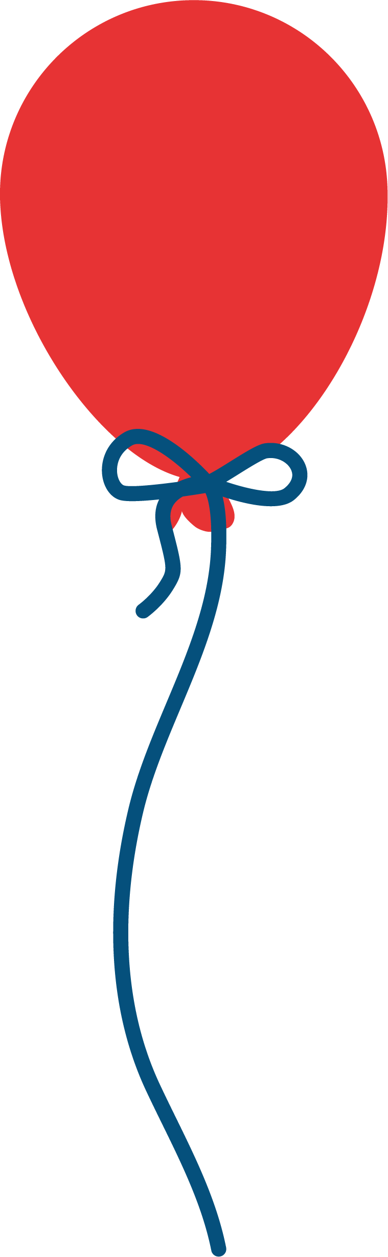 Red Balloon SVG Cut File