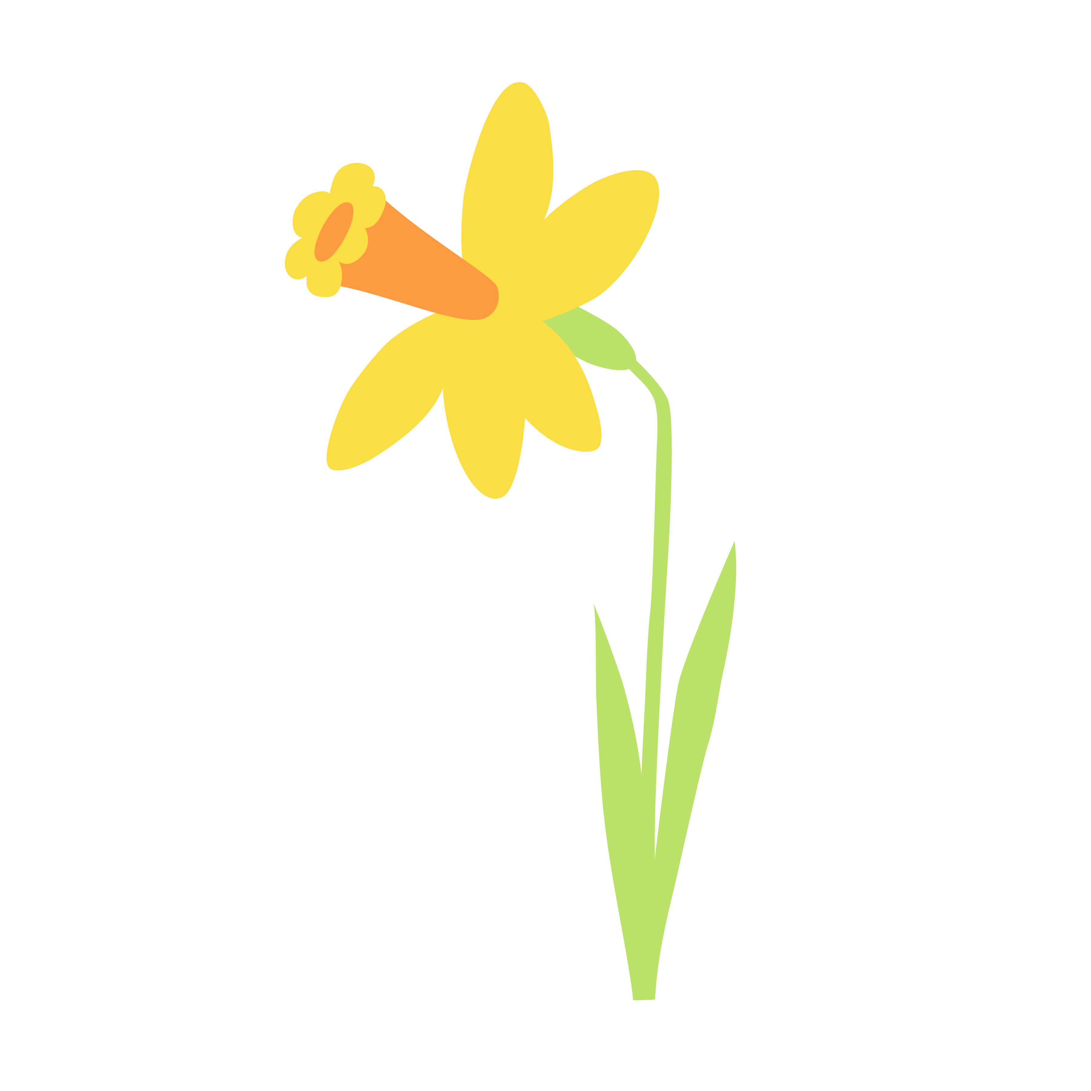 Yellow Daffodil SVG Cut File - Snap Click Supply Co.