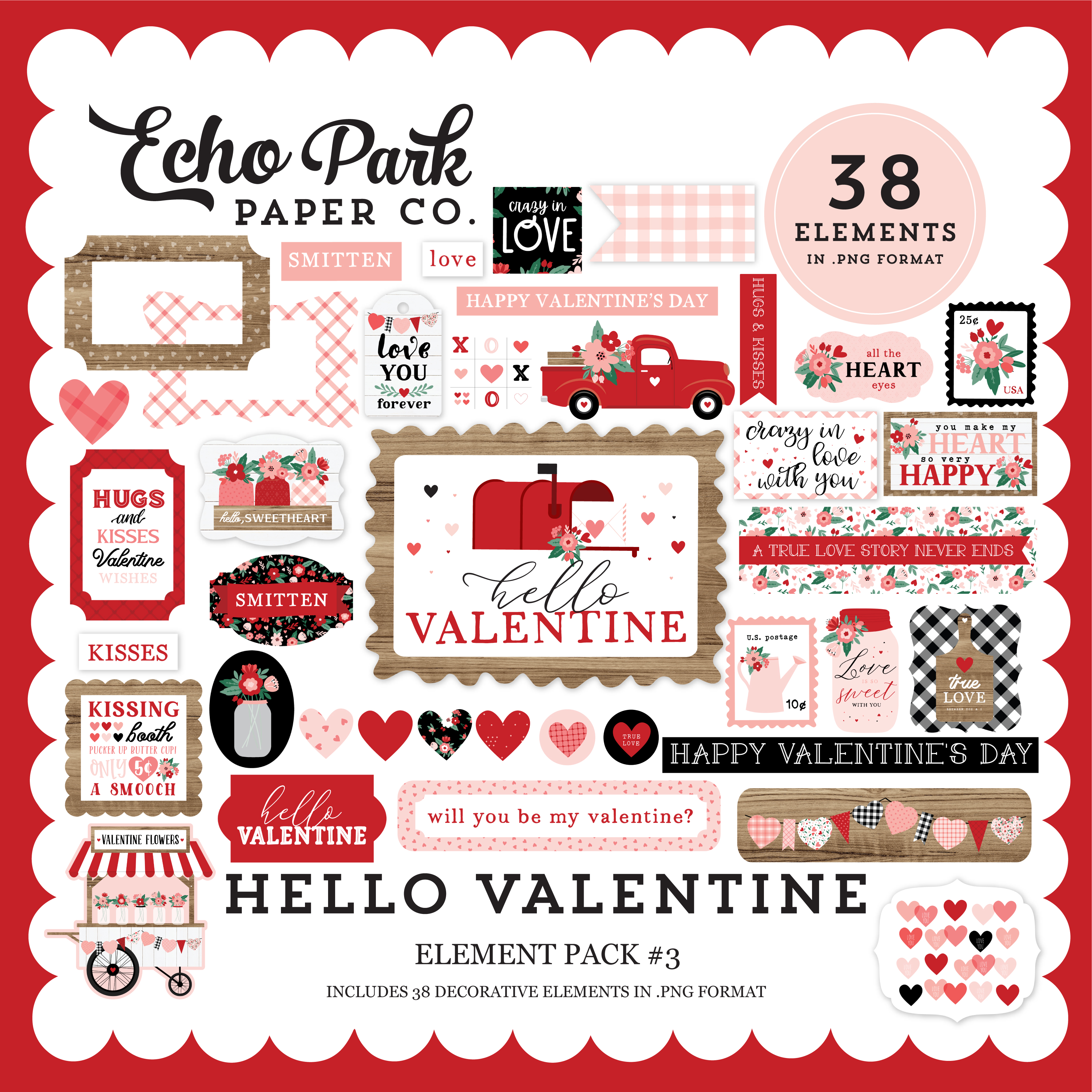Hello Valentine Element Pack #3