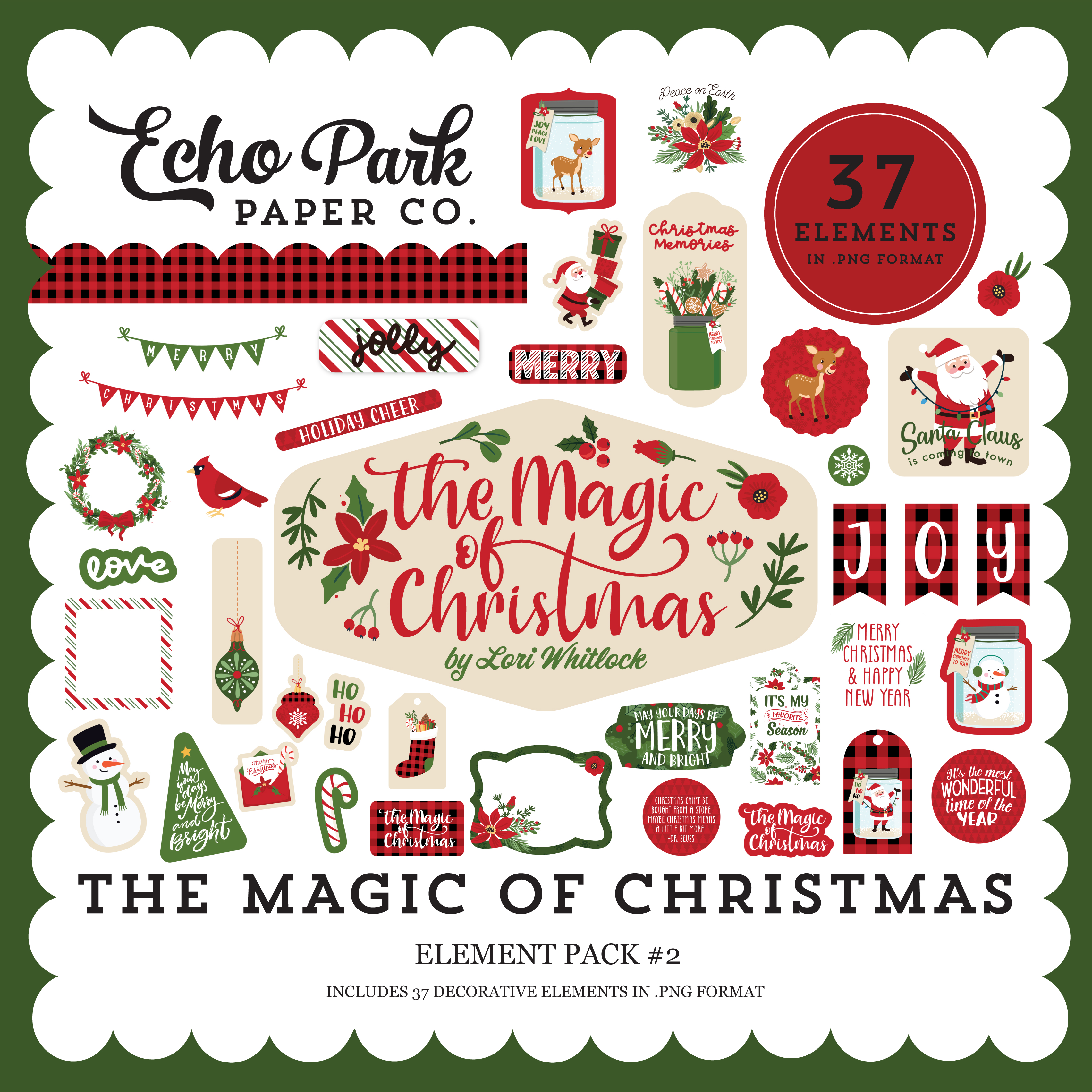 My Favorite Christmas Element Pack #1 - Snap Click Supply Co.