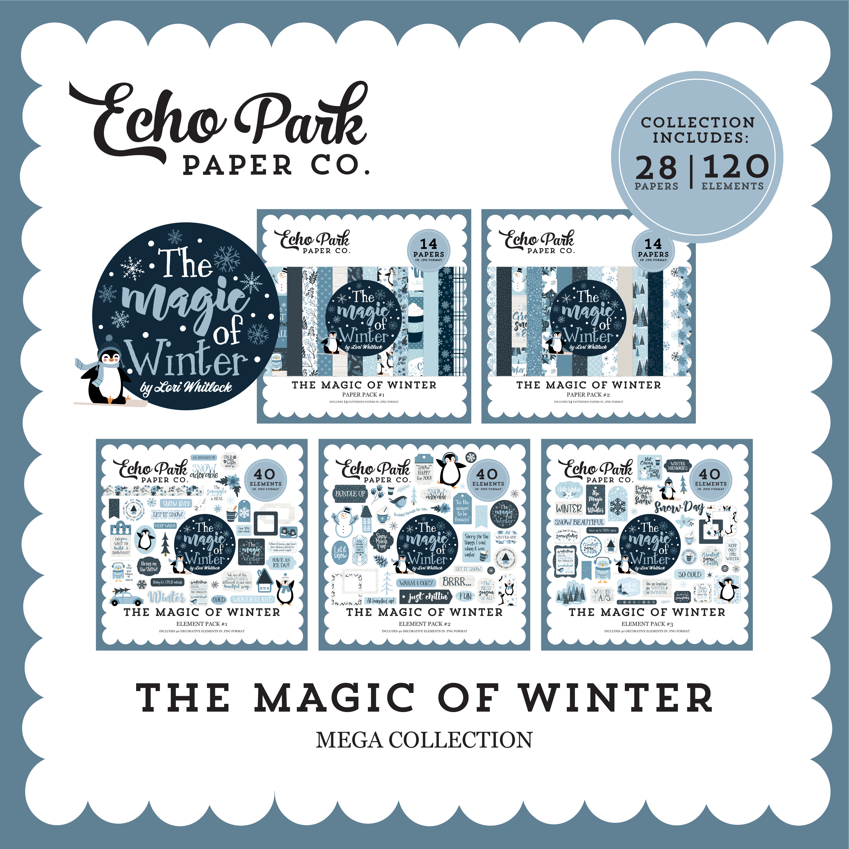 Winter Magic Paper Pack #2 - Snap Click Supply Co.