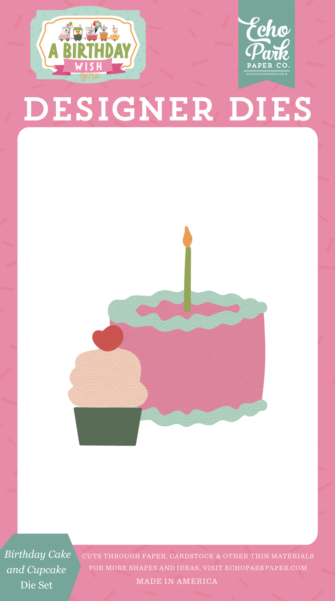 A Birthday Wish Girl: Birthday Cake and Cupcake Die Set