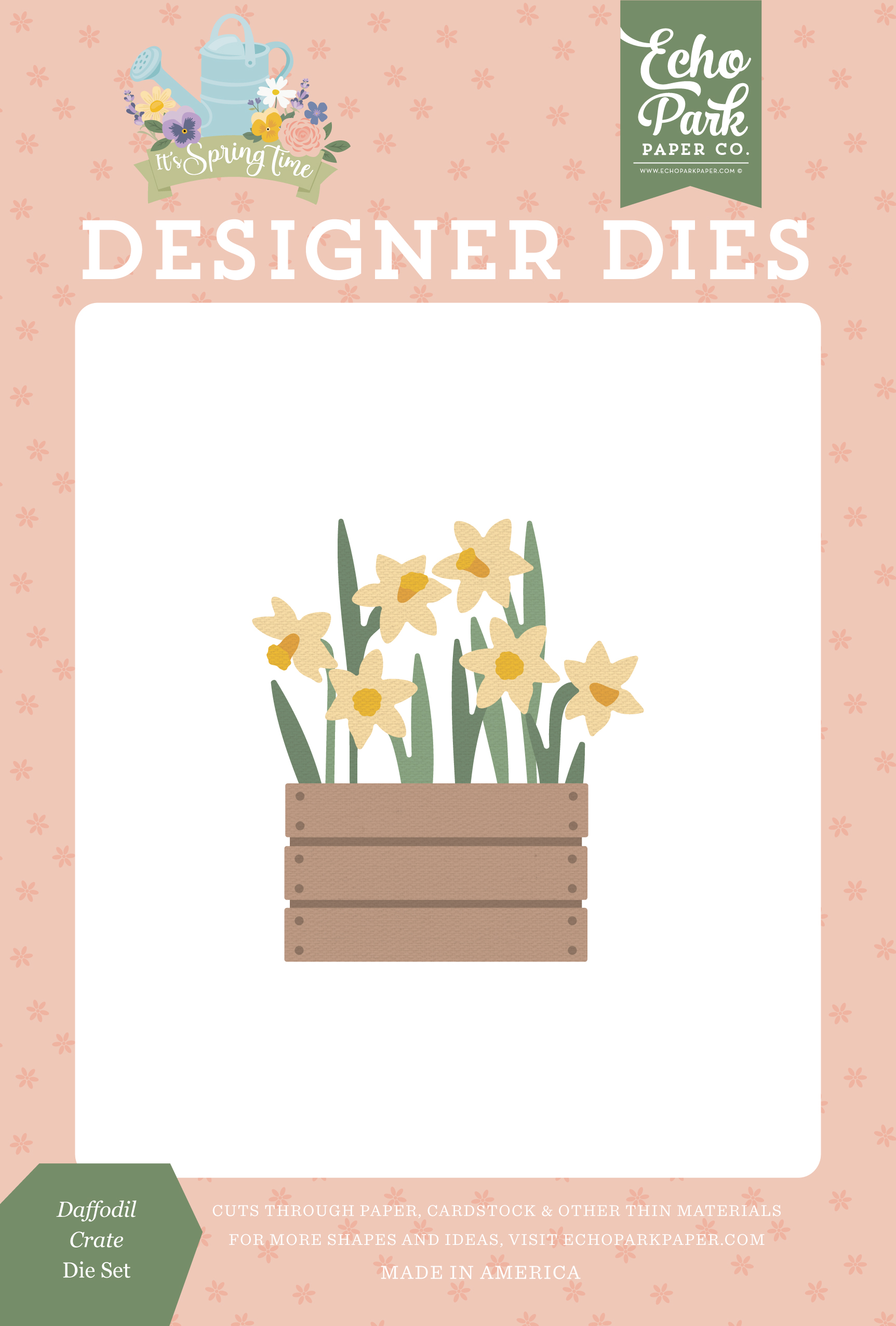 It’s Spring Time: Daffodil Crate Die Set