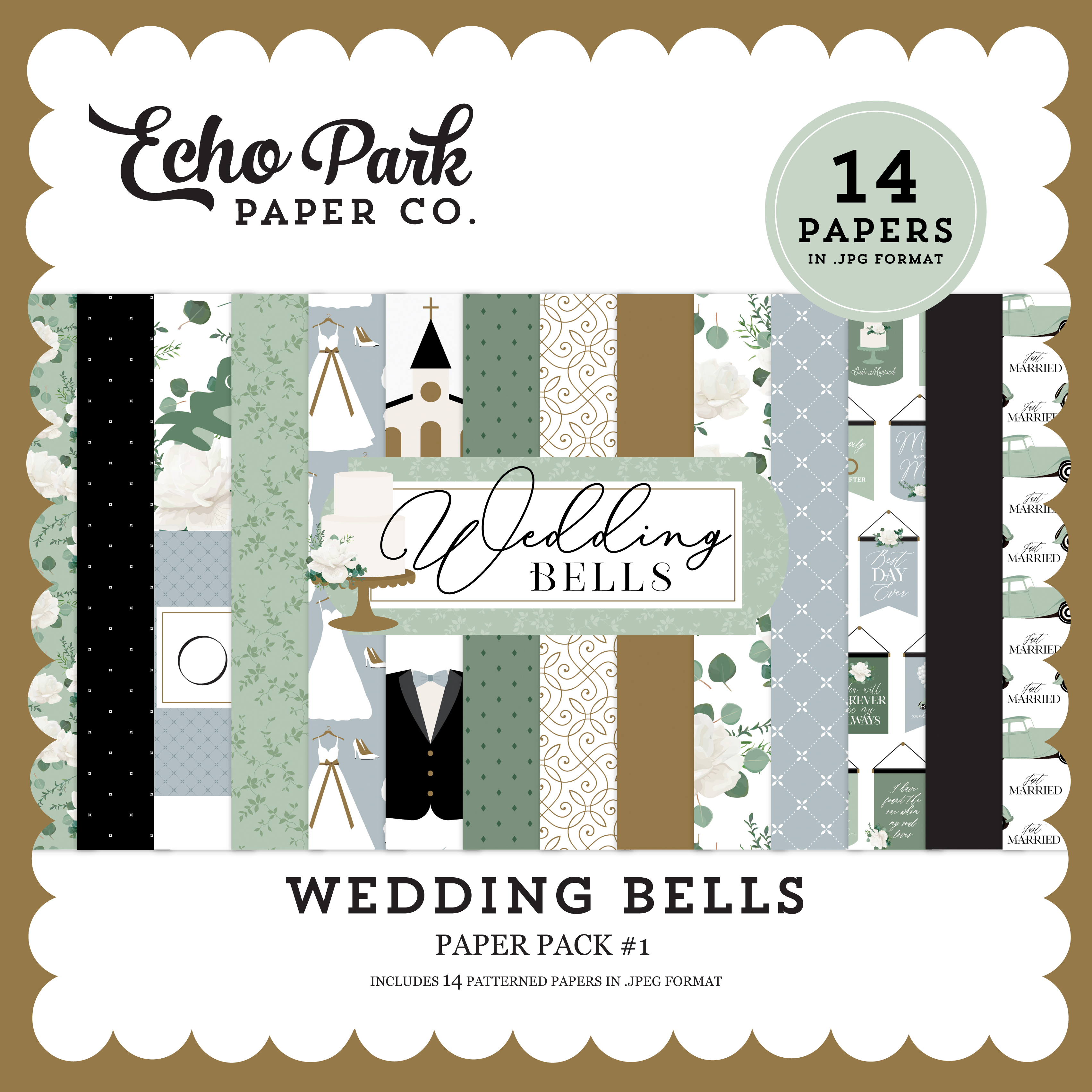 Wedding Bells Paper Pack #1