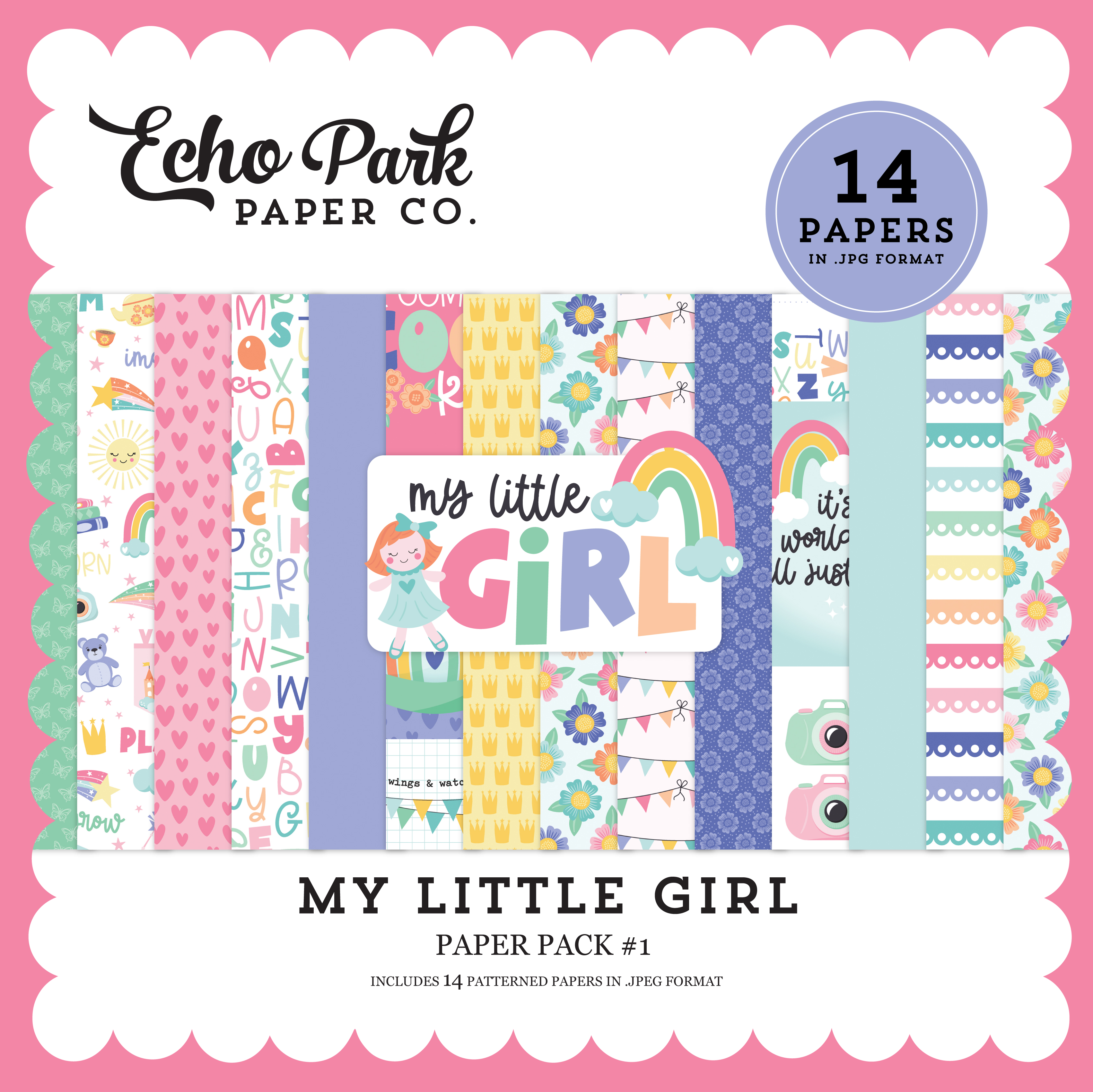 My Little Girl Paper Pack #1