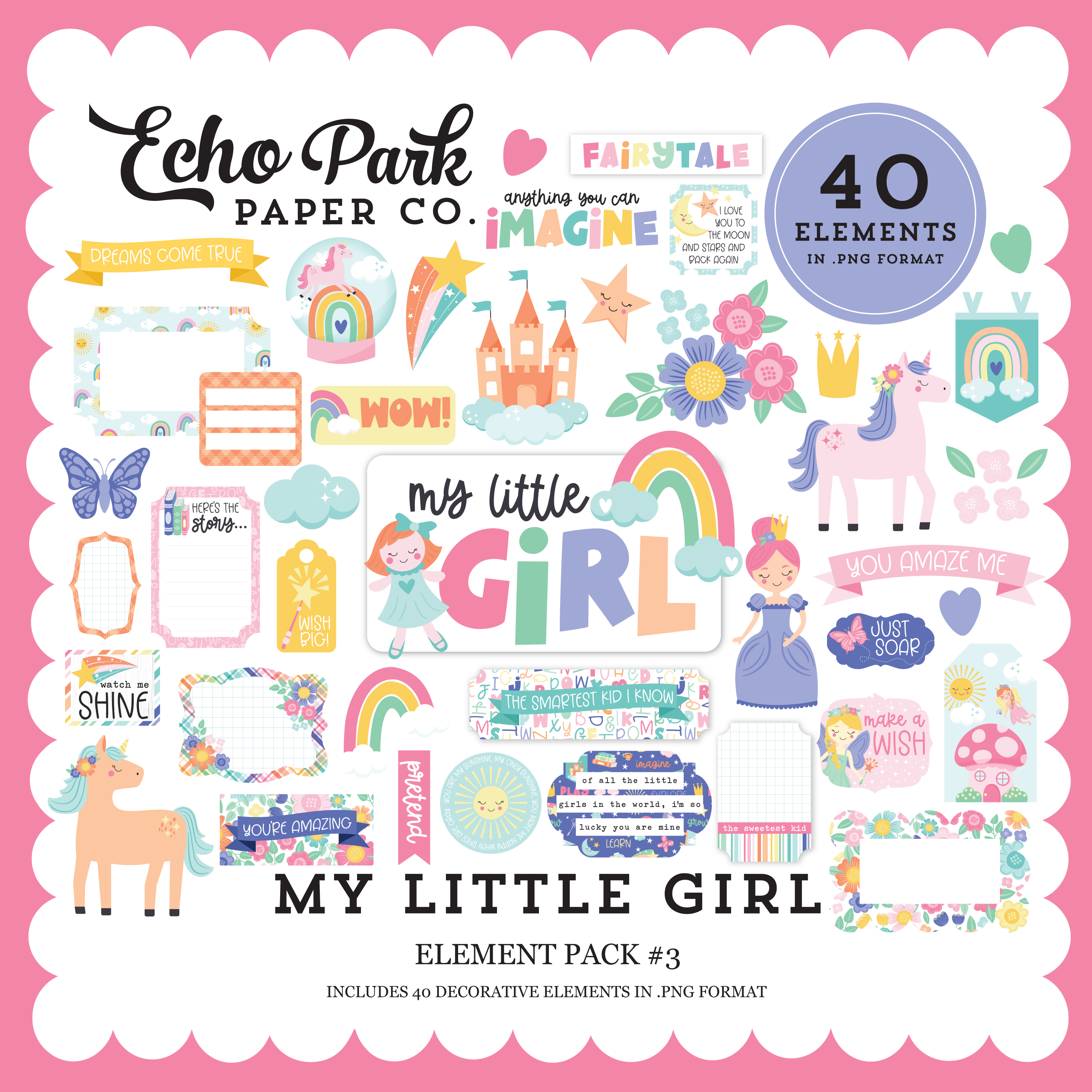 My Little Girl Element Pack #3