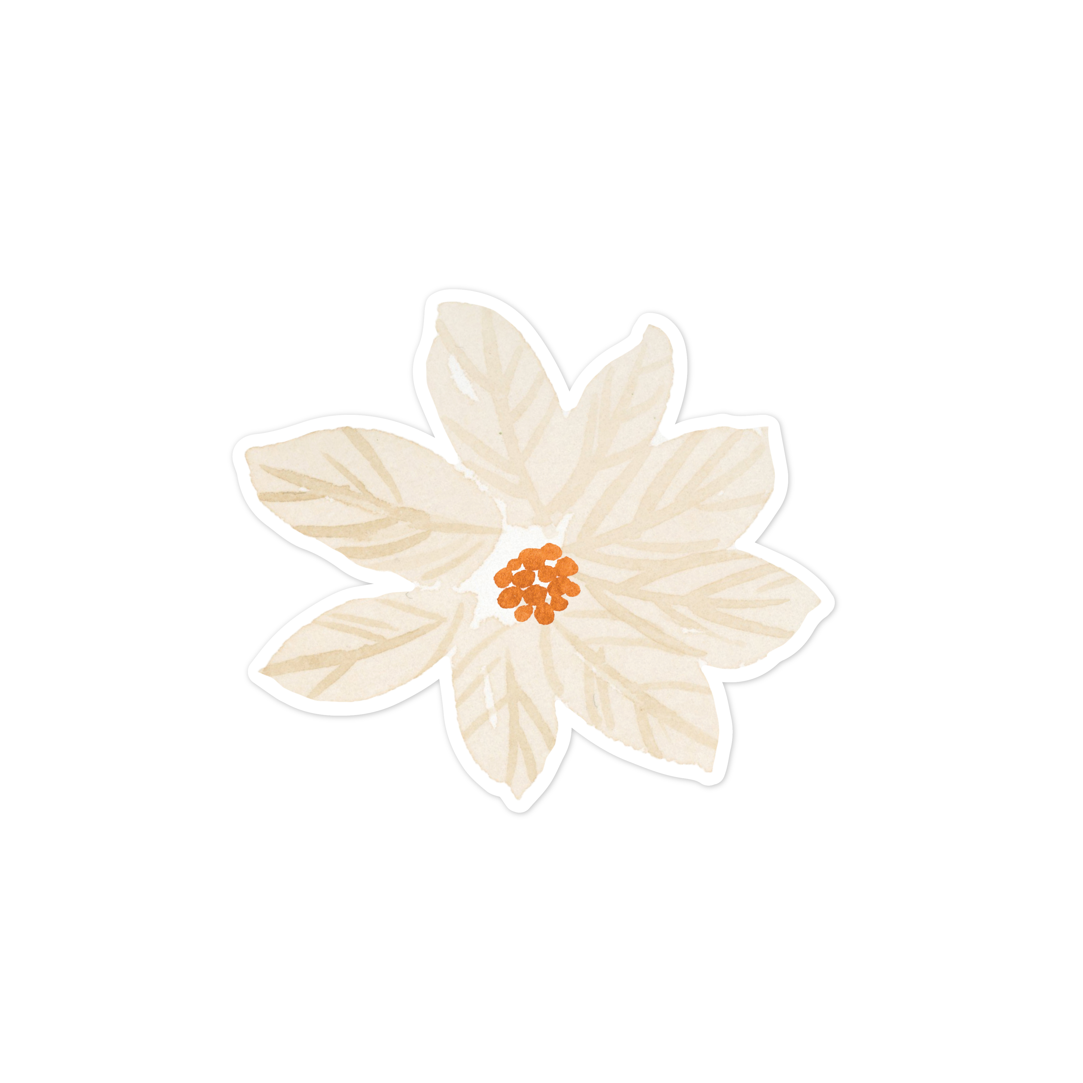 White Flower 1 Print & Cut File