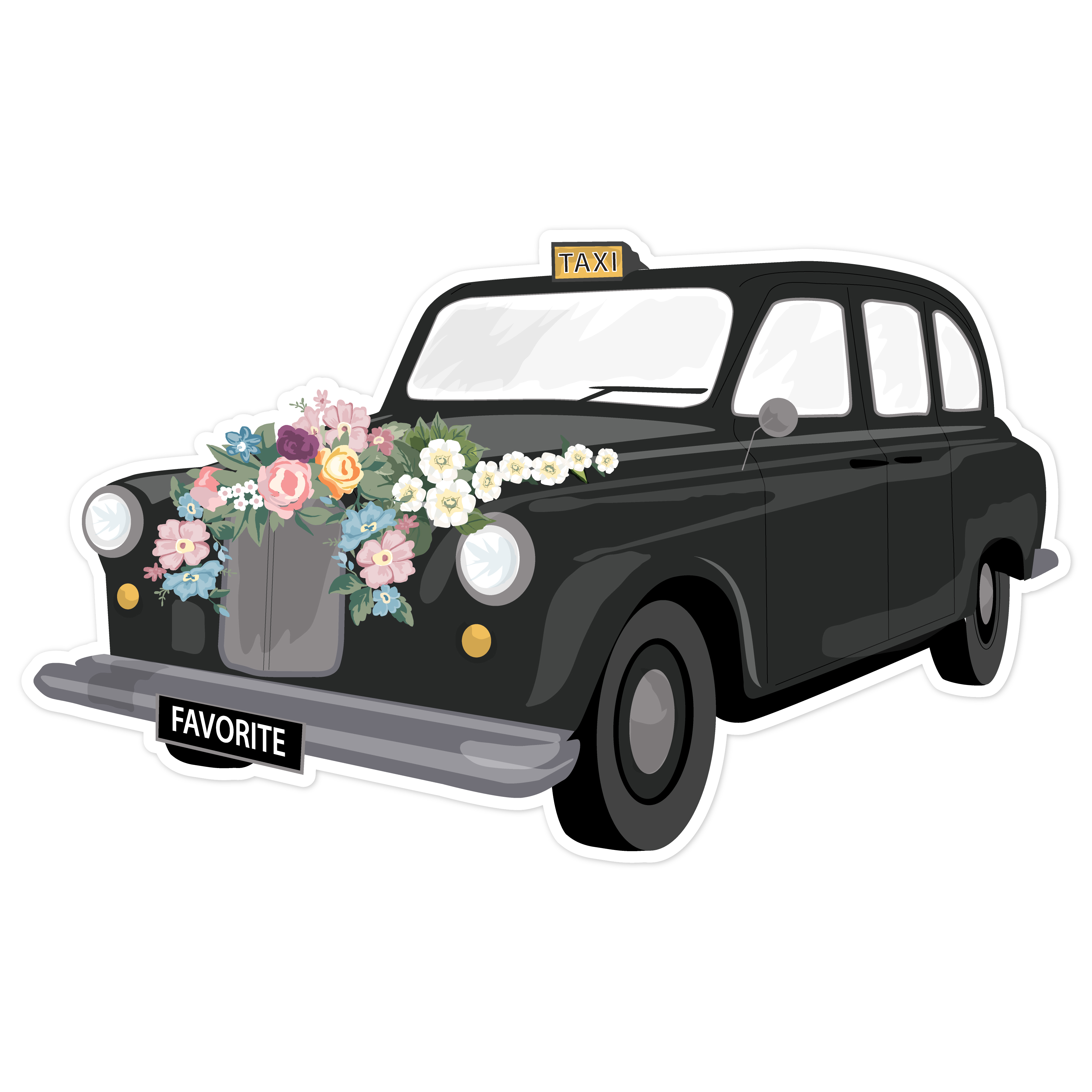 Taxi Print & Cut File