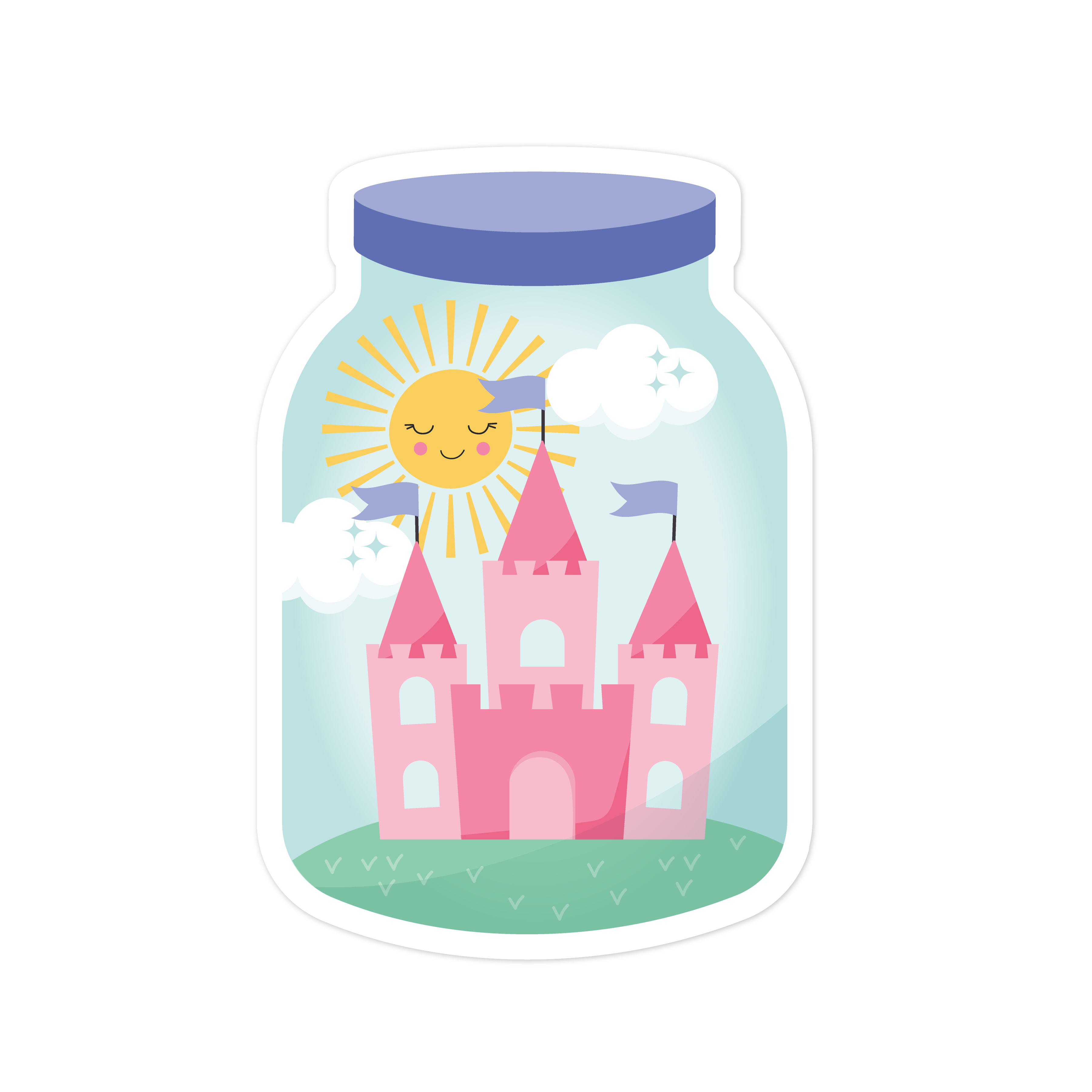 Castle In Jar Print & Cut File