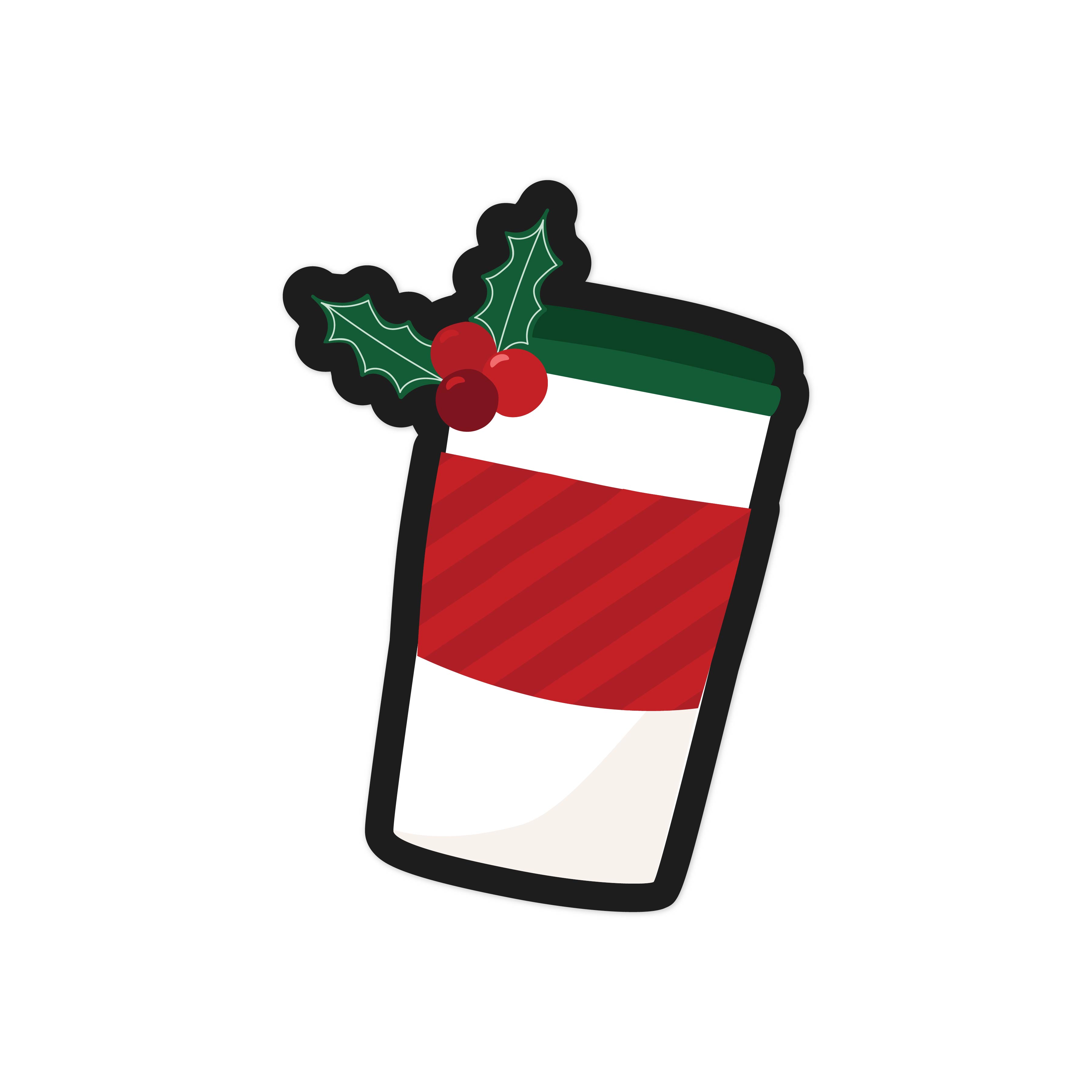 Holiday Hot Drink Print and Cut File