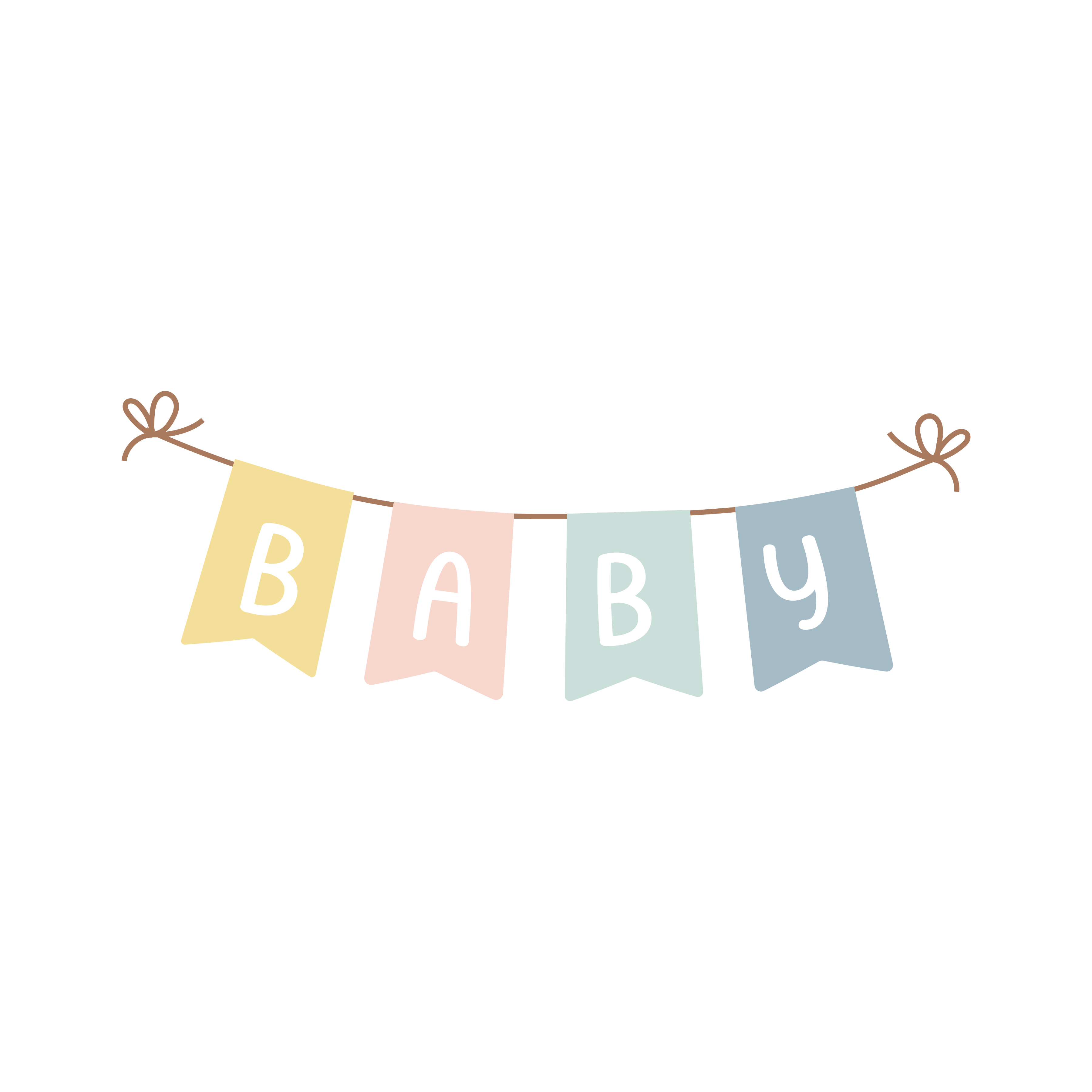 Baby Girl Banner SVG Cut File