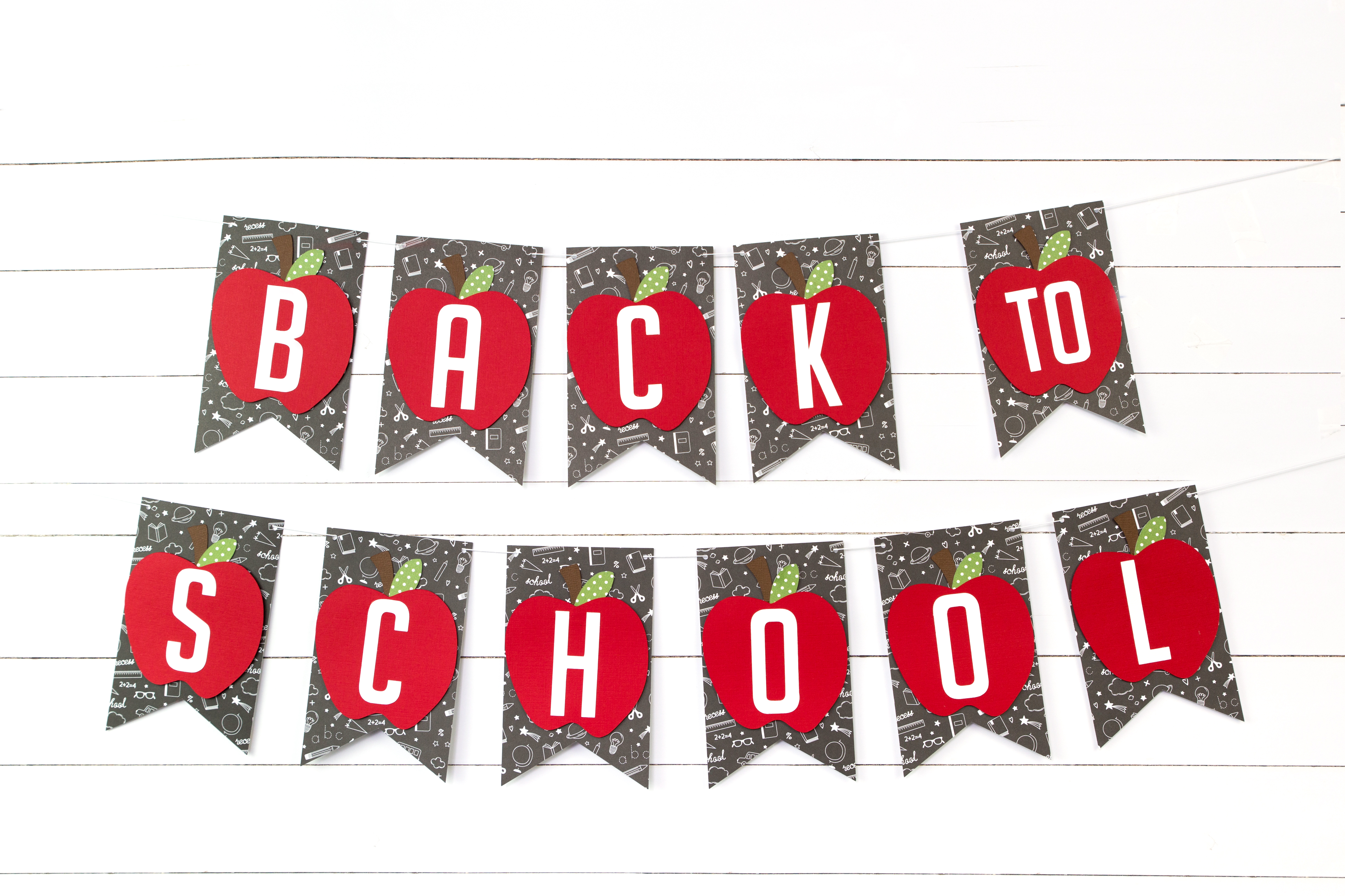 Back To School Banner 3D Cut File