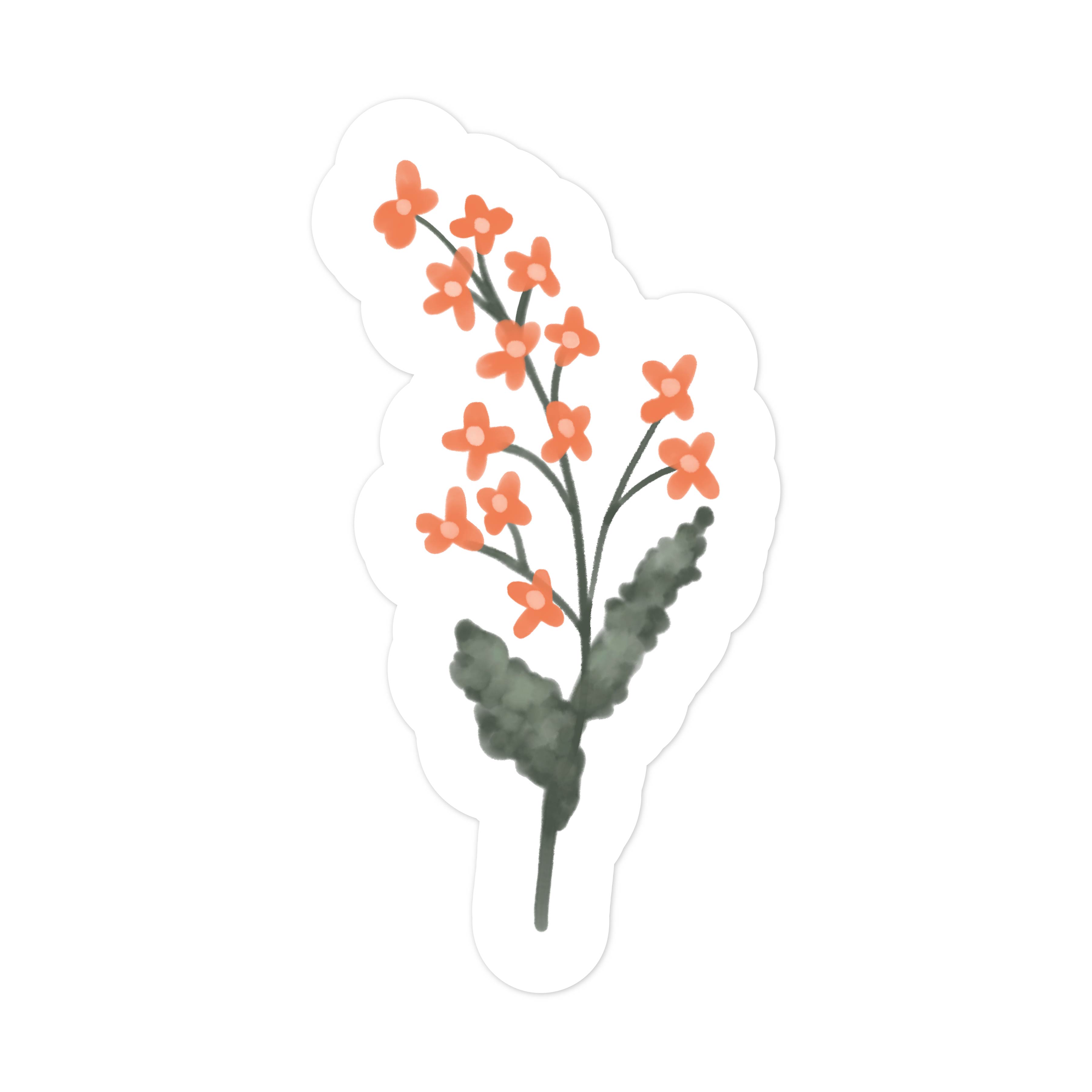 Orange Poppies Print and Cut File