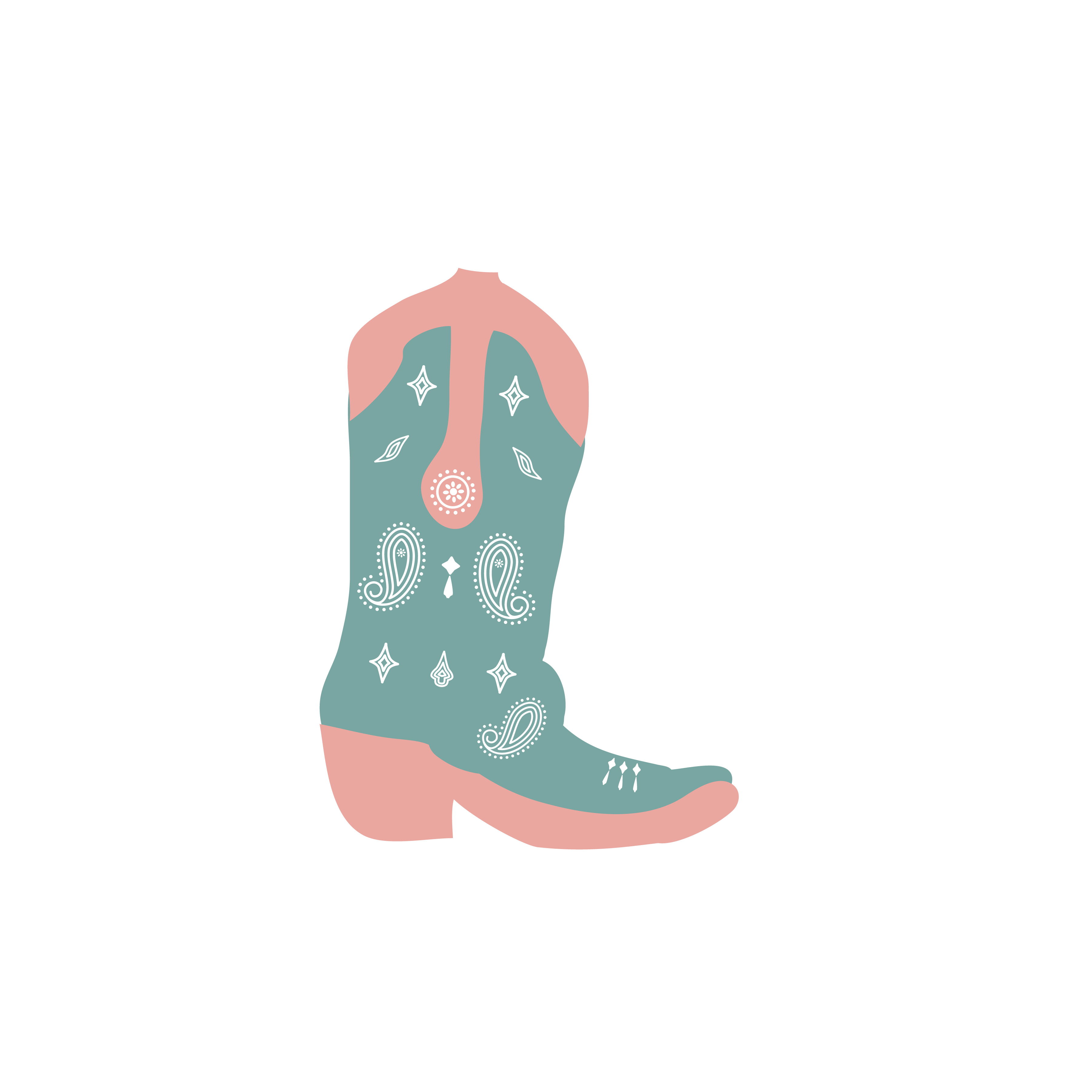 Cowgirl Boot 3D SVG File