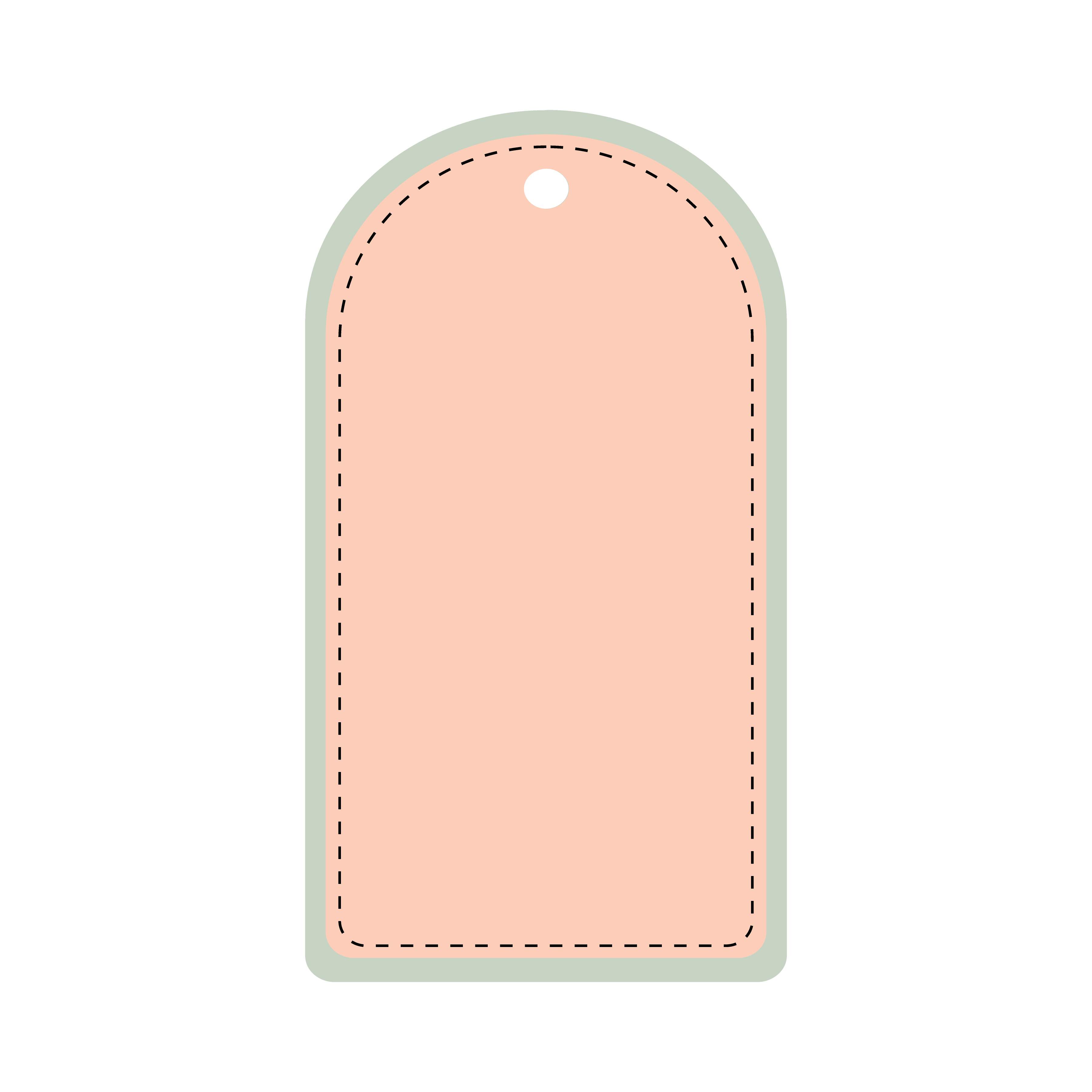 Layered Tags Album 3D SVG File