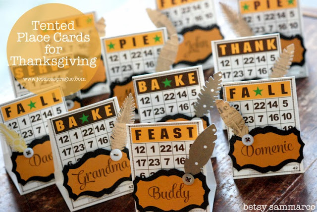 Thanksgiving Place cards by Betsy Sammarco