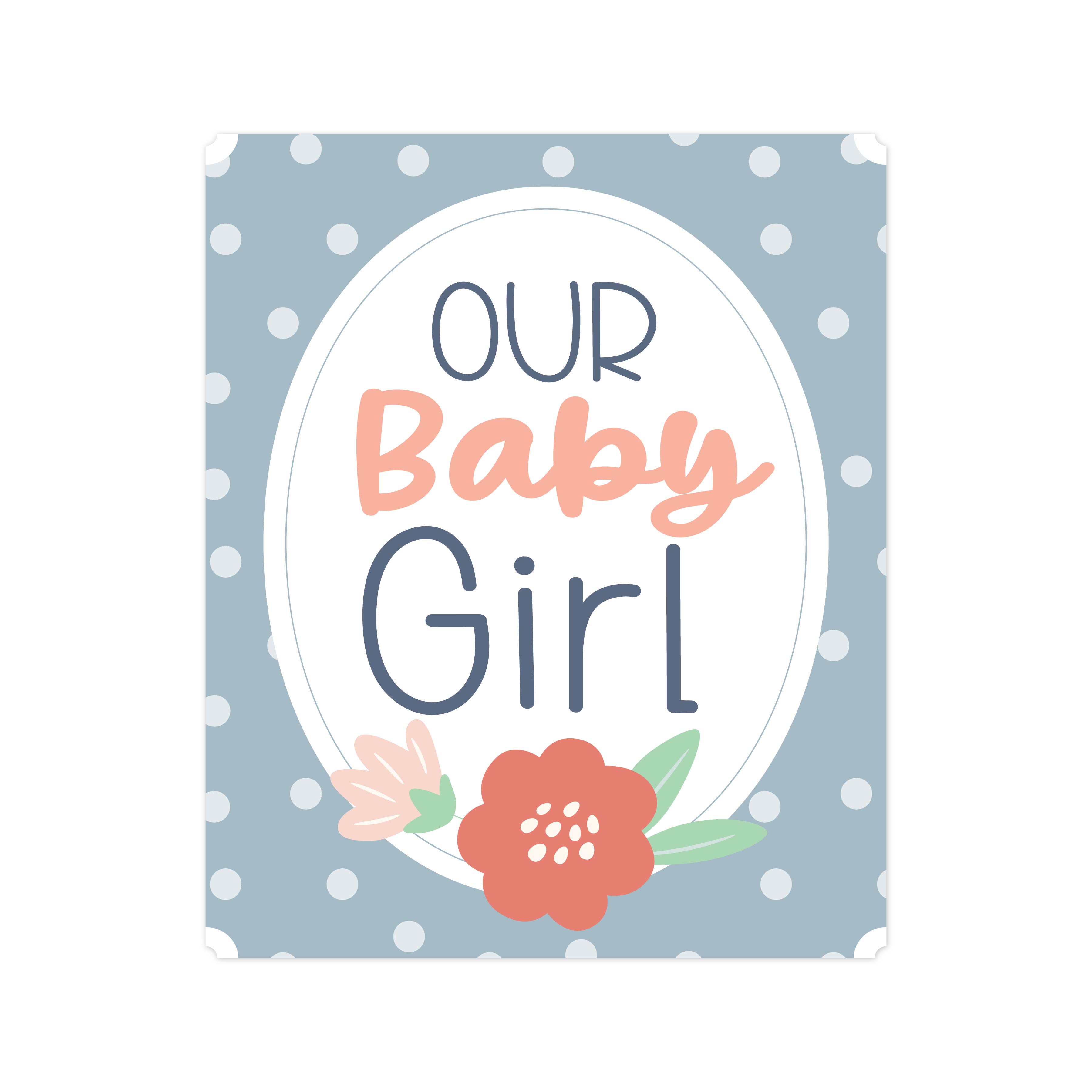 Our Baby Girl Print and Cut File