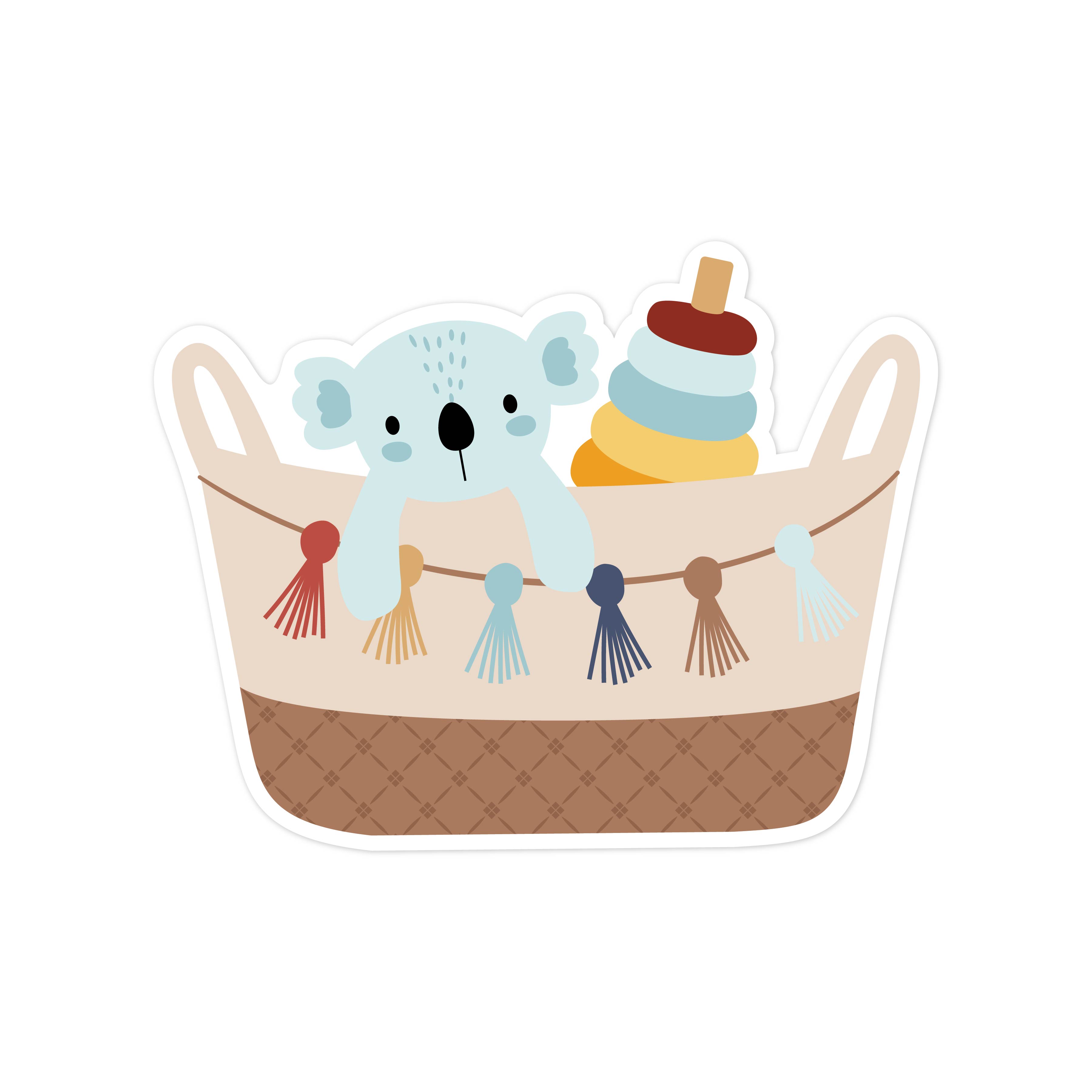 Toy Basket Print and Cut File