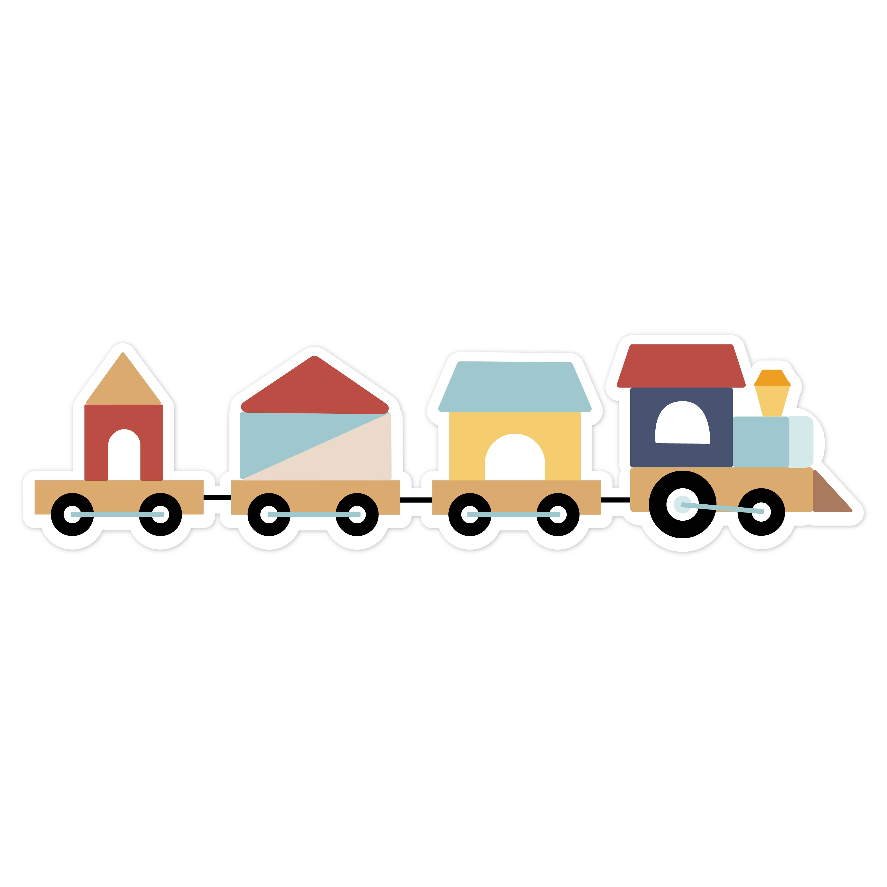 Block Toy Train Print and Cut File