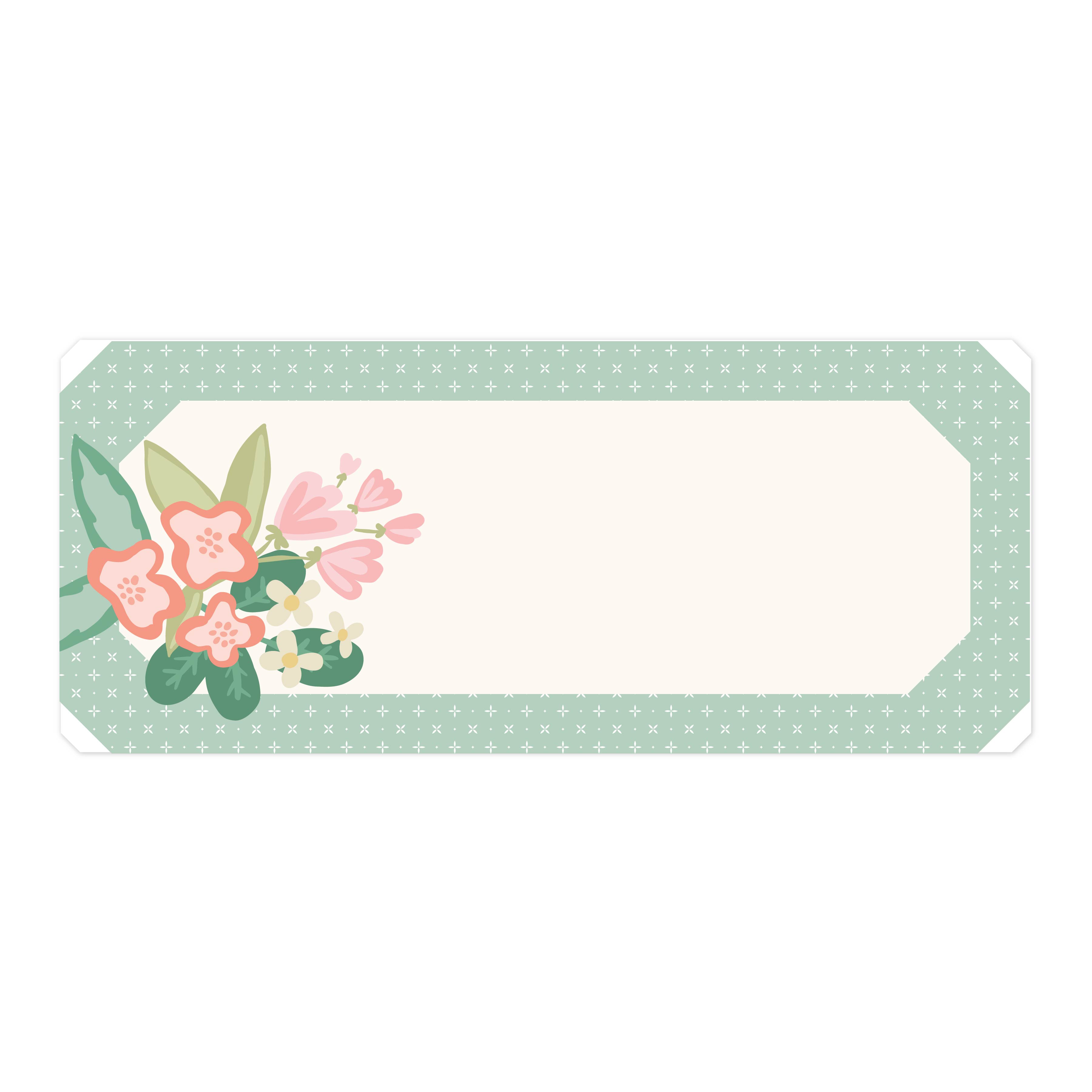 Floral Bundle Label Print and Cut File