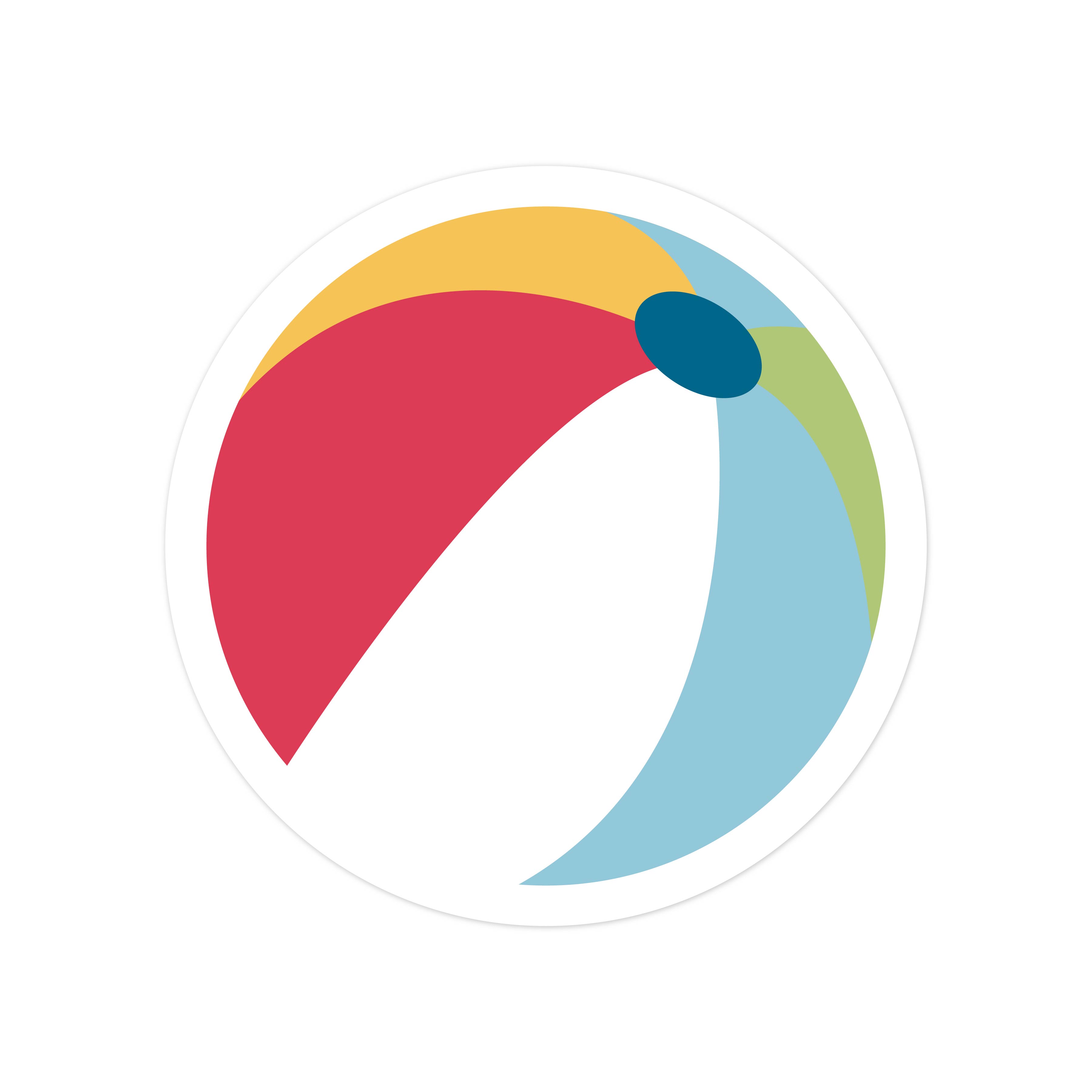 Beach Ball Print and Cut File
