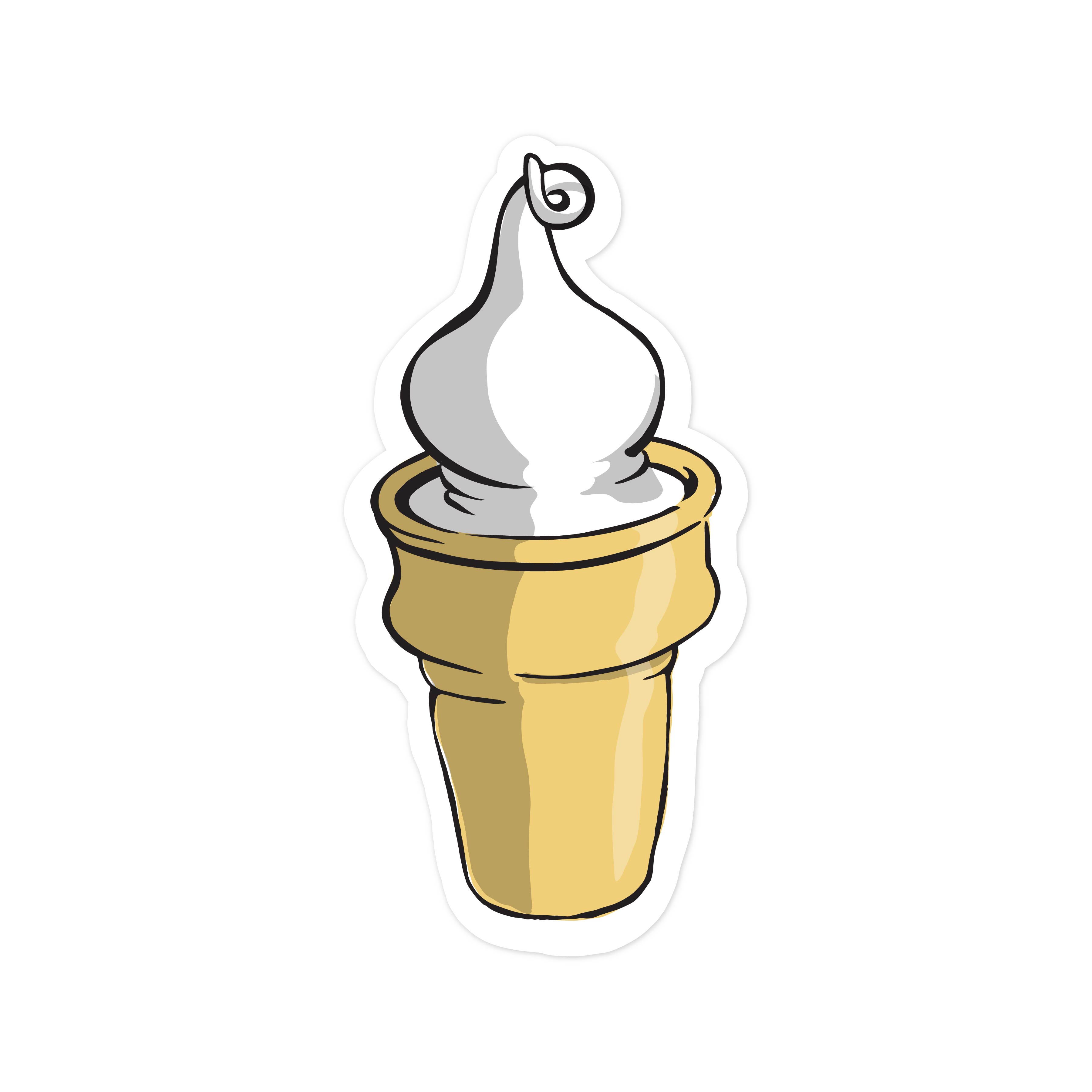 Ice Cream Cone Print and Cut File