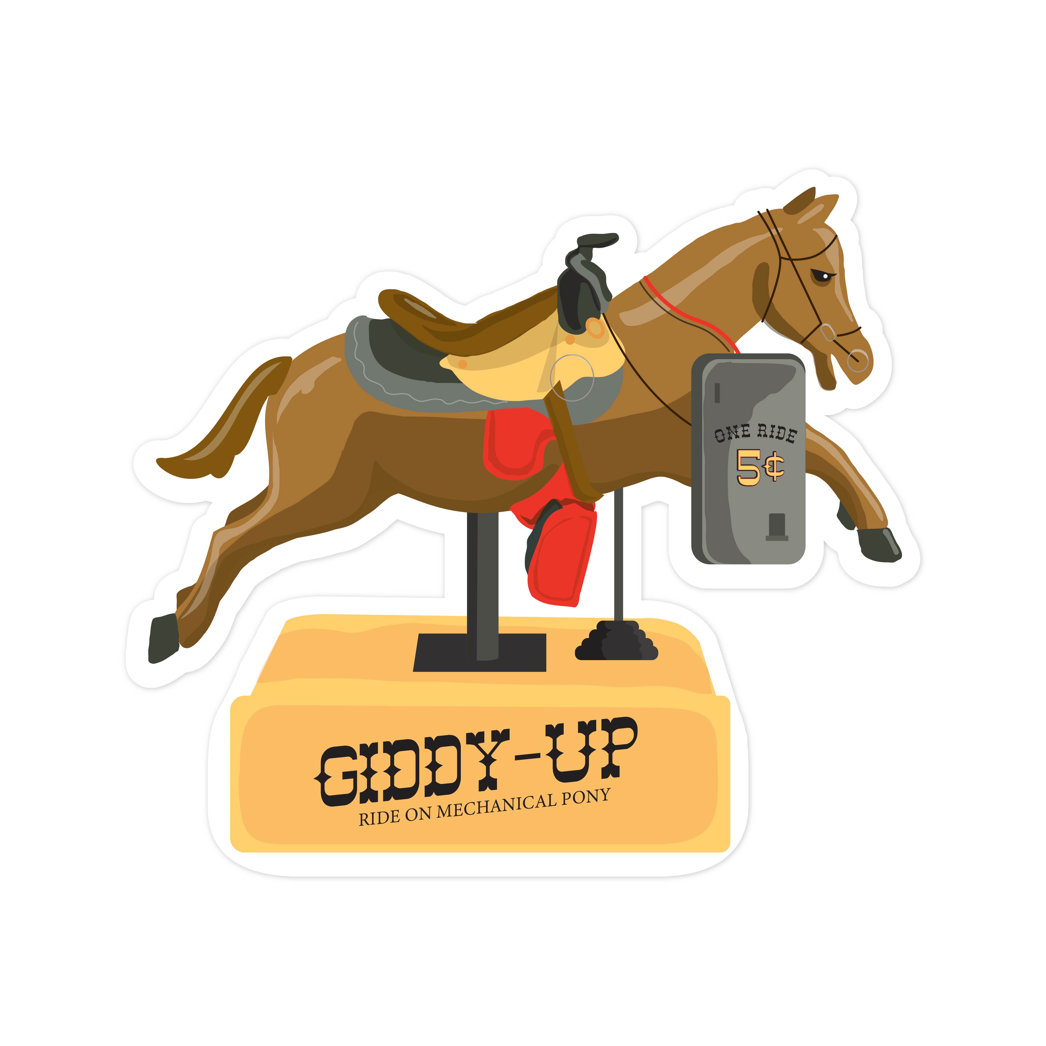 Mechanical Horse Print and Cut File