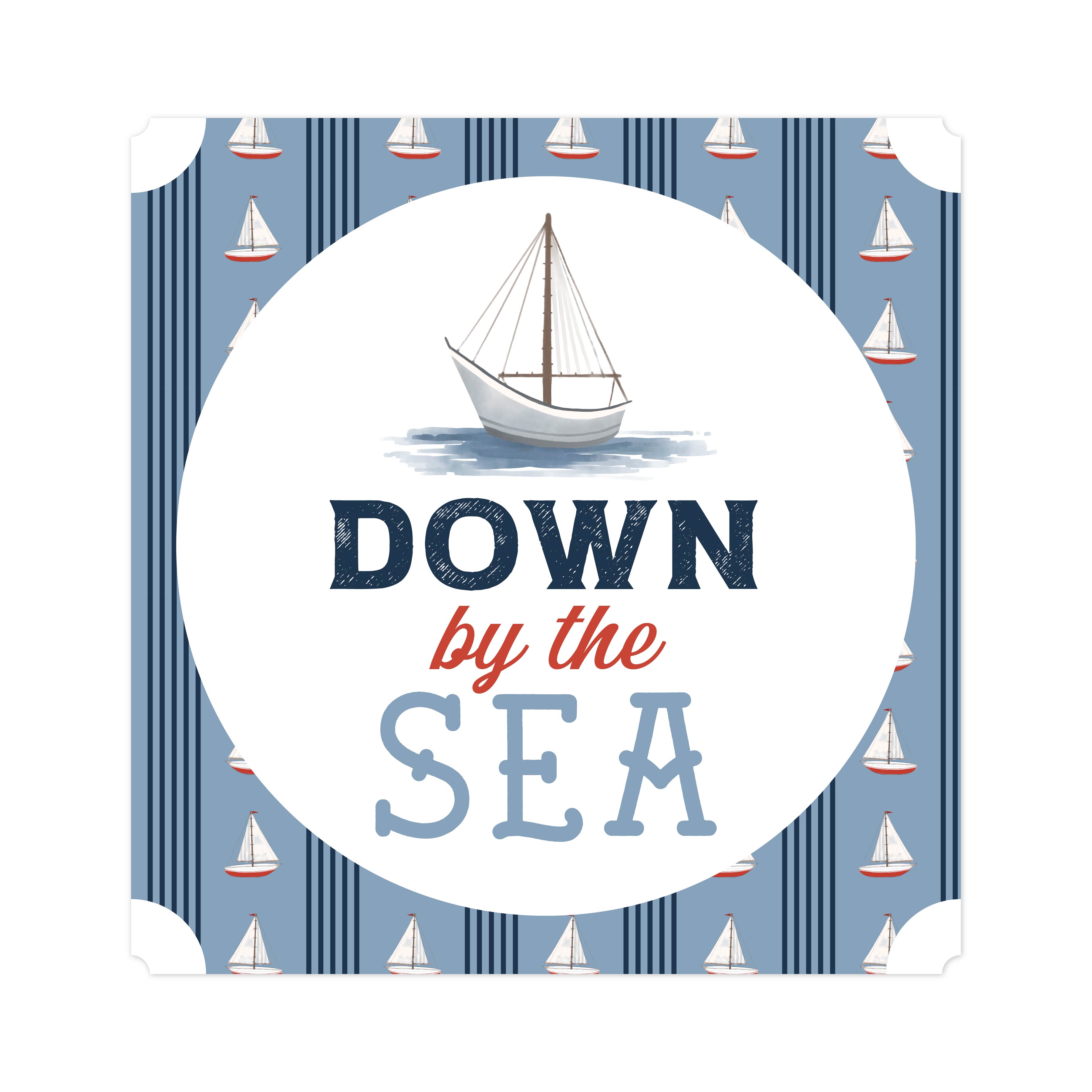 Down By The Sea Print and Cut File