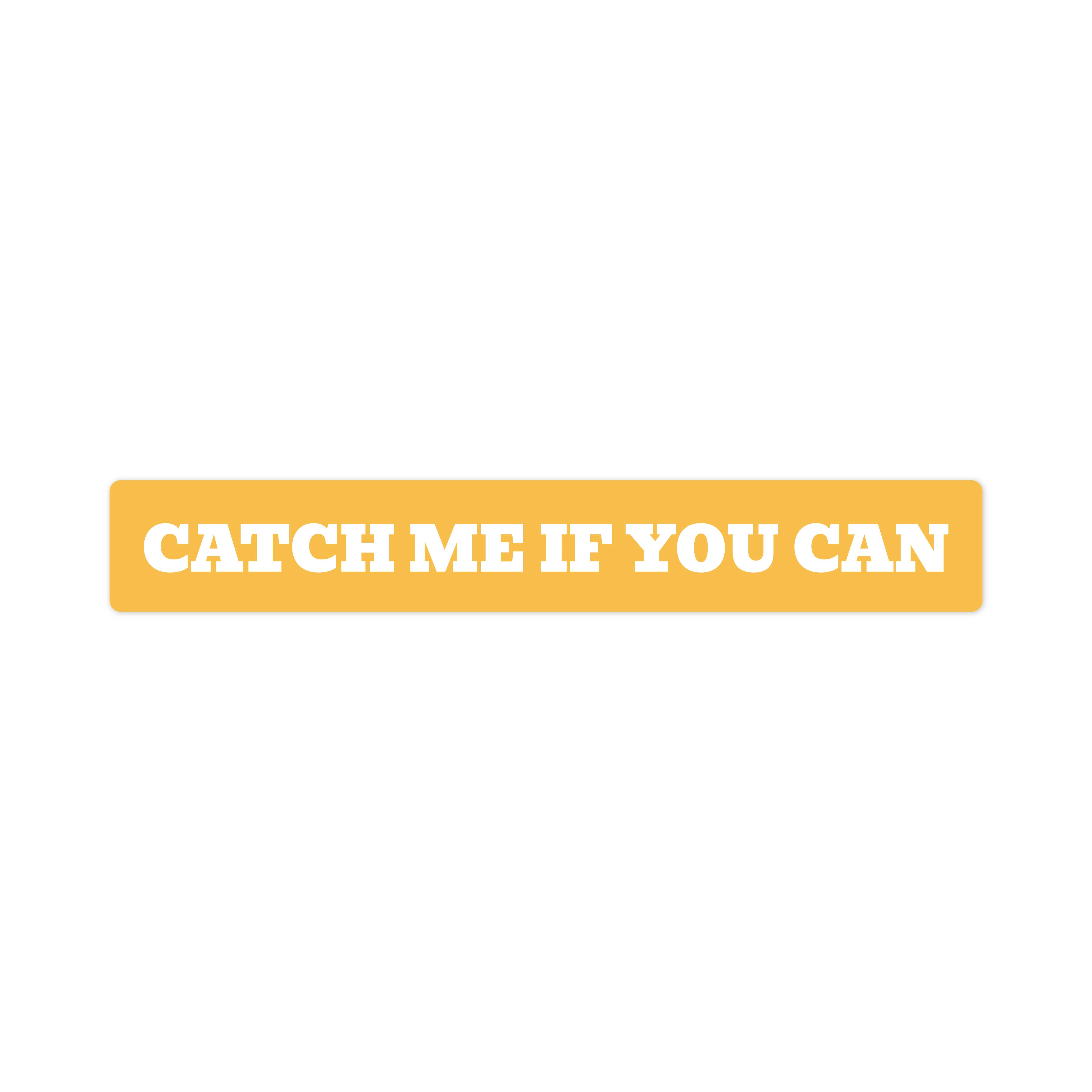 Catch Me If You Can SVG File