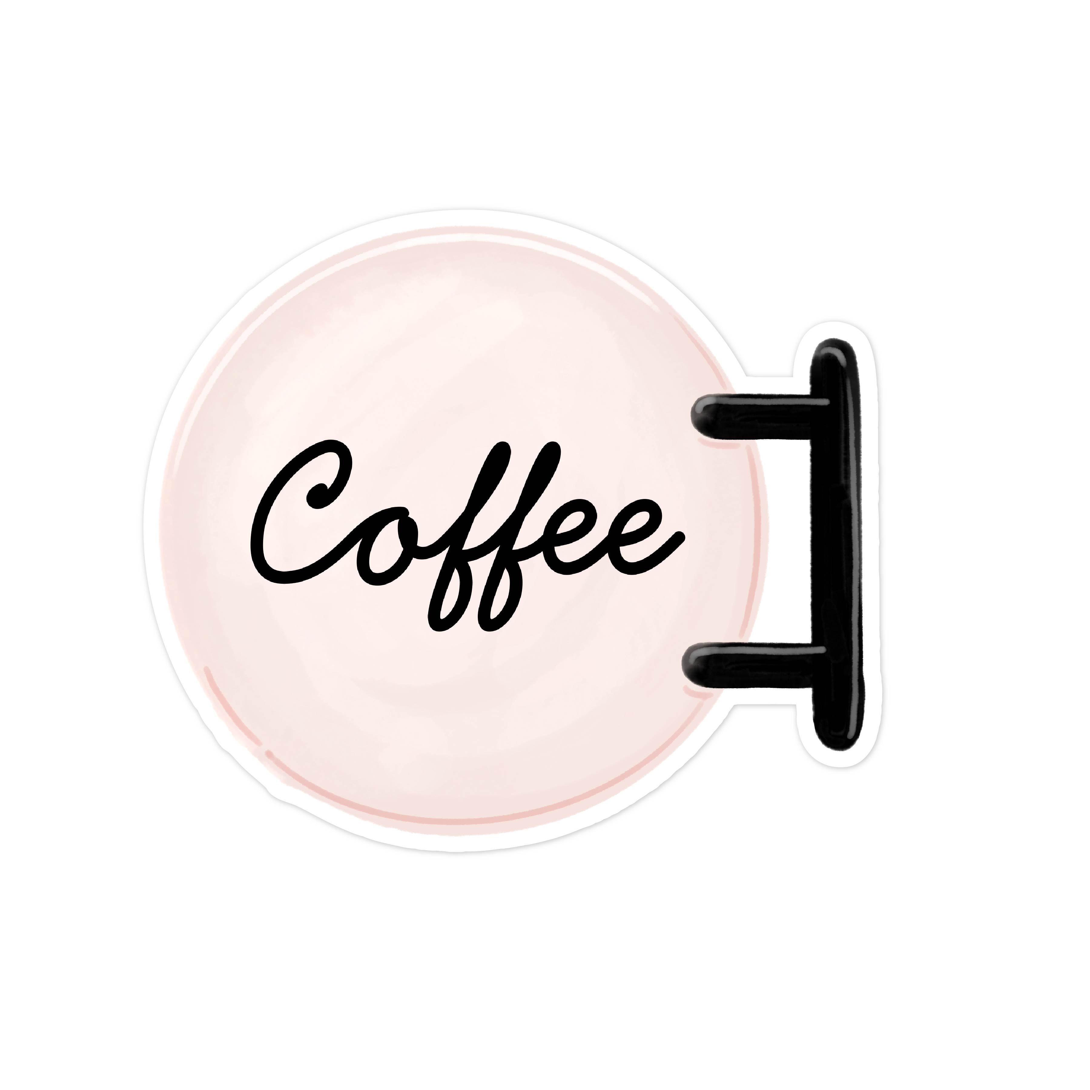 Coffee Street Sign SVG File