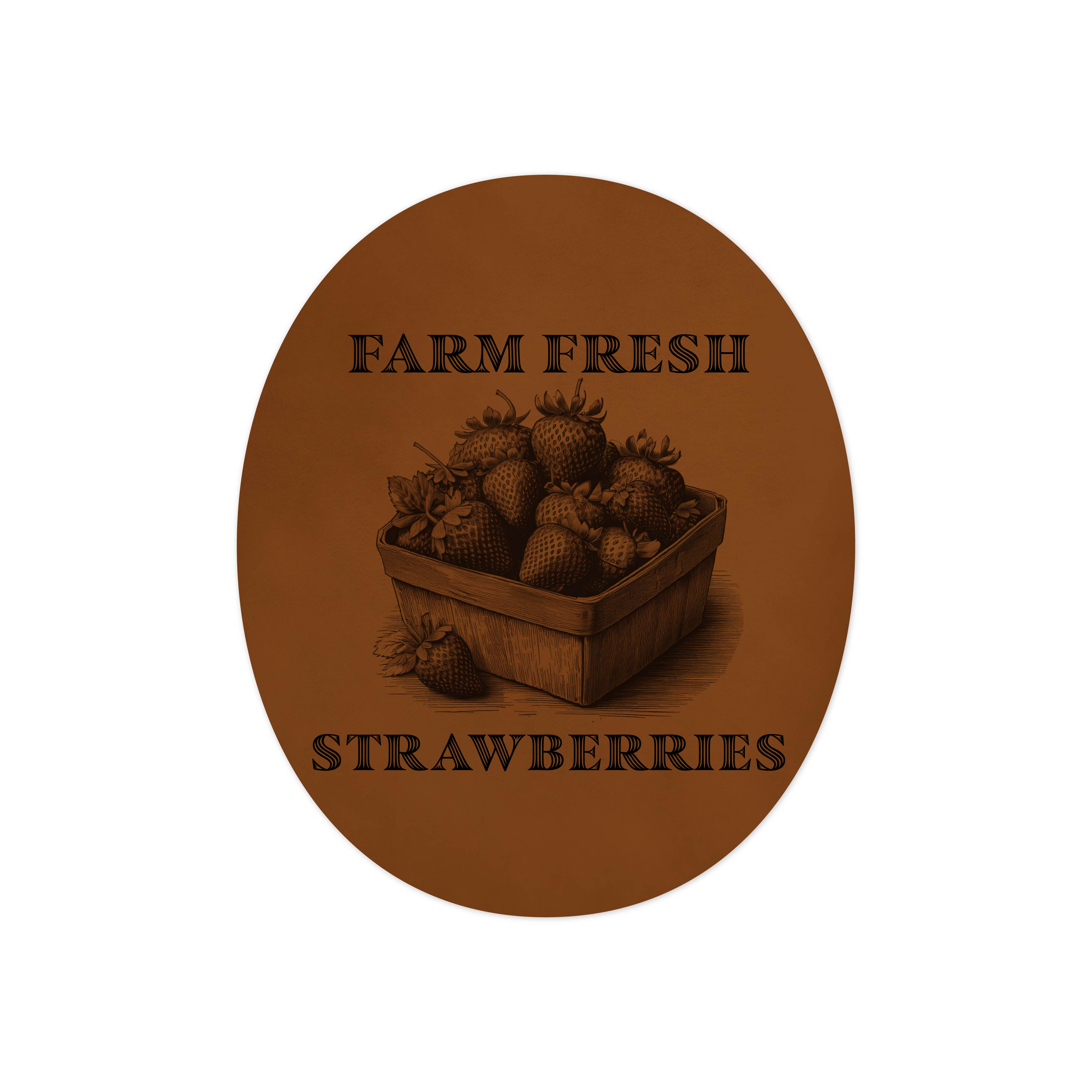 Farm Fresh Strawberries Print and Cut File