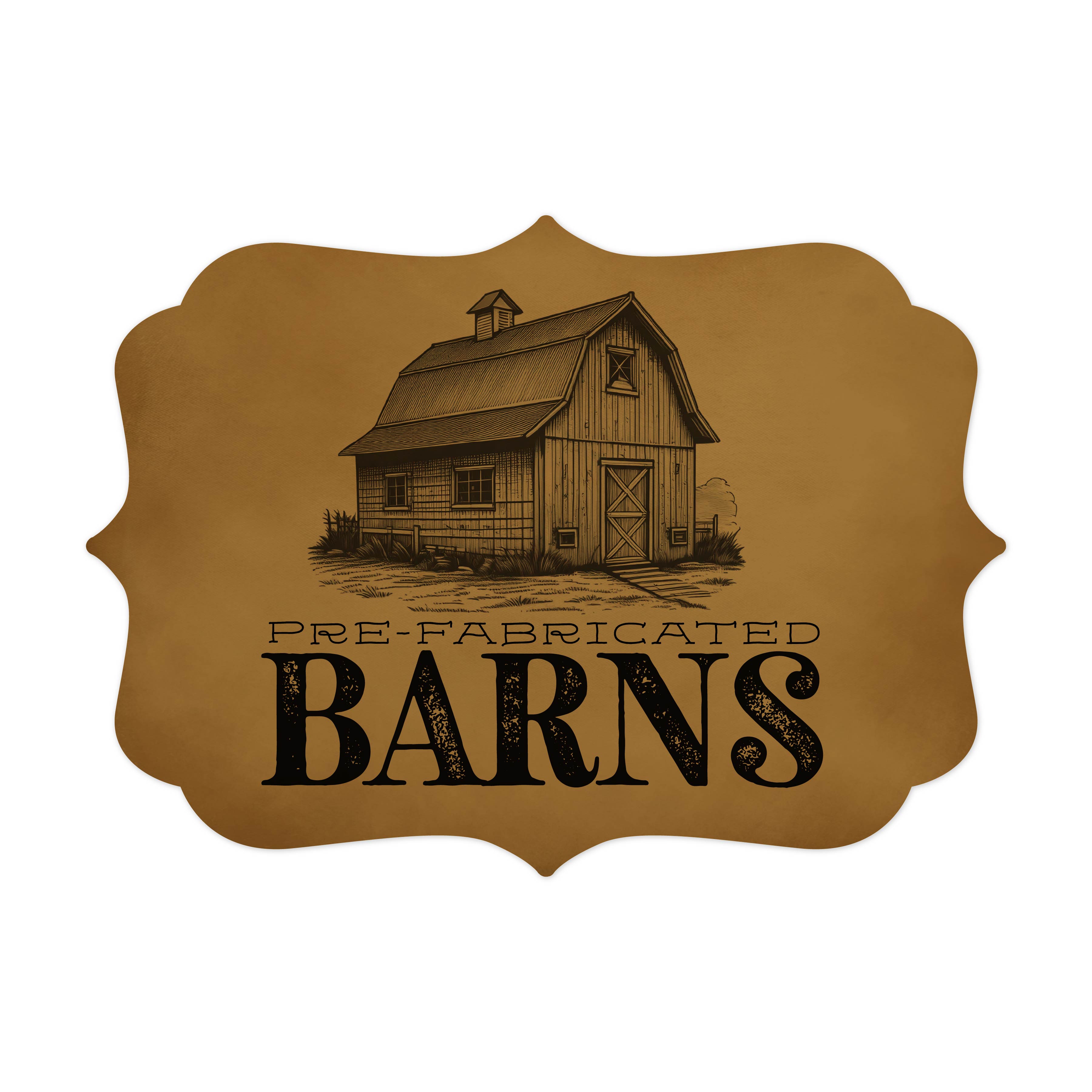 Pre-Fabricated Barns Print and Cut File