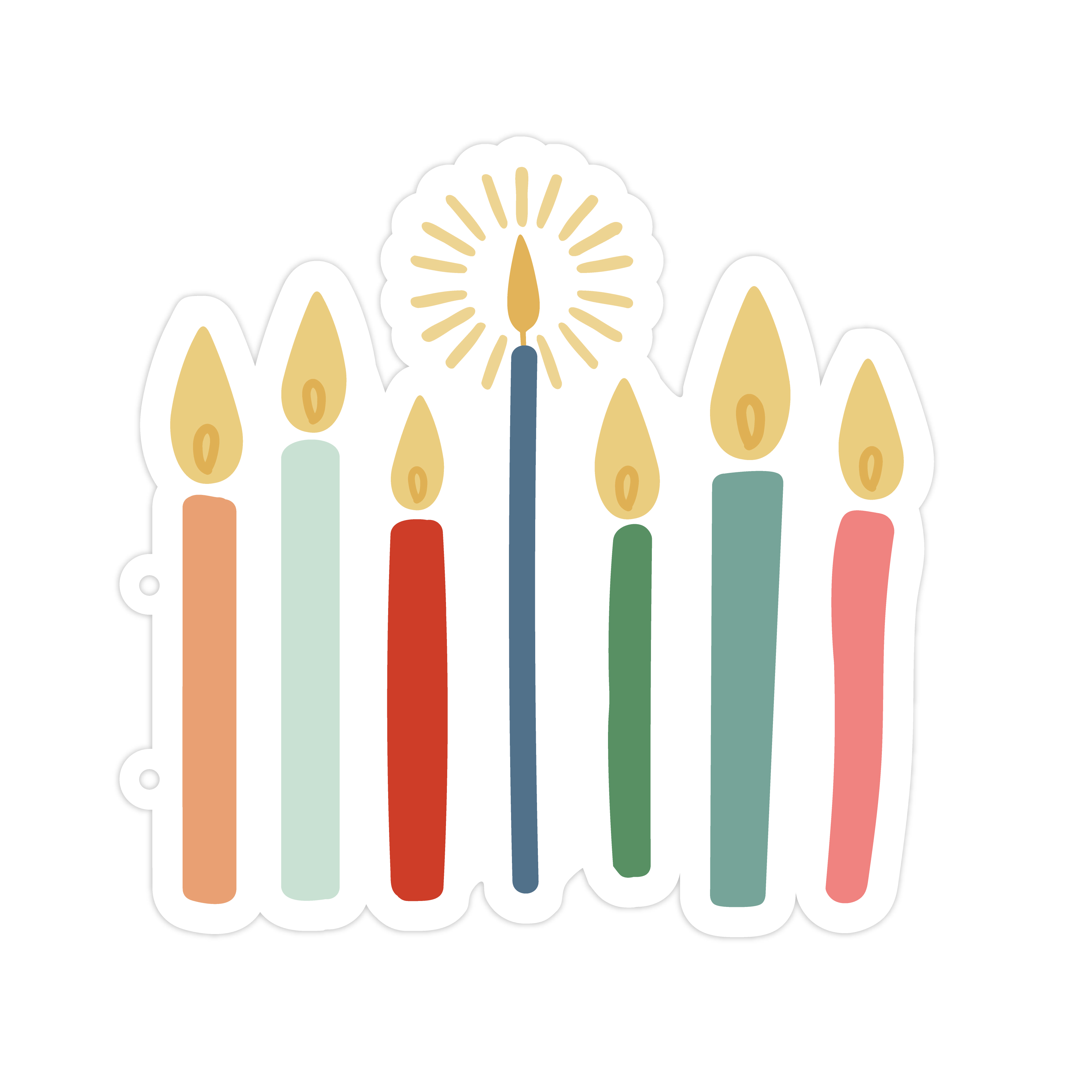 Candles Album Print and Cut File