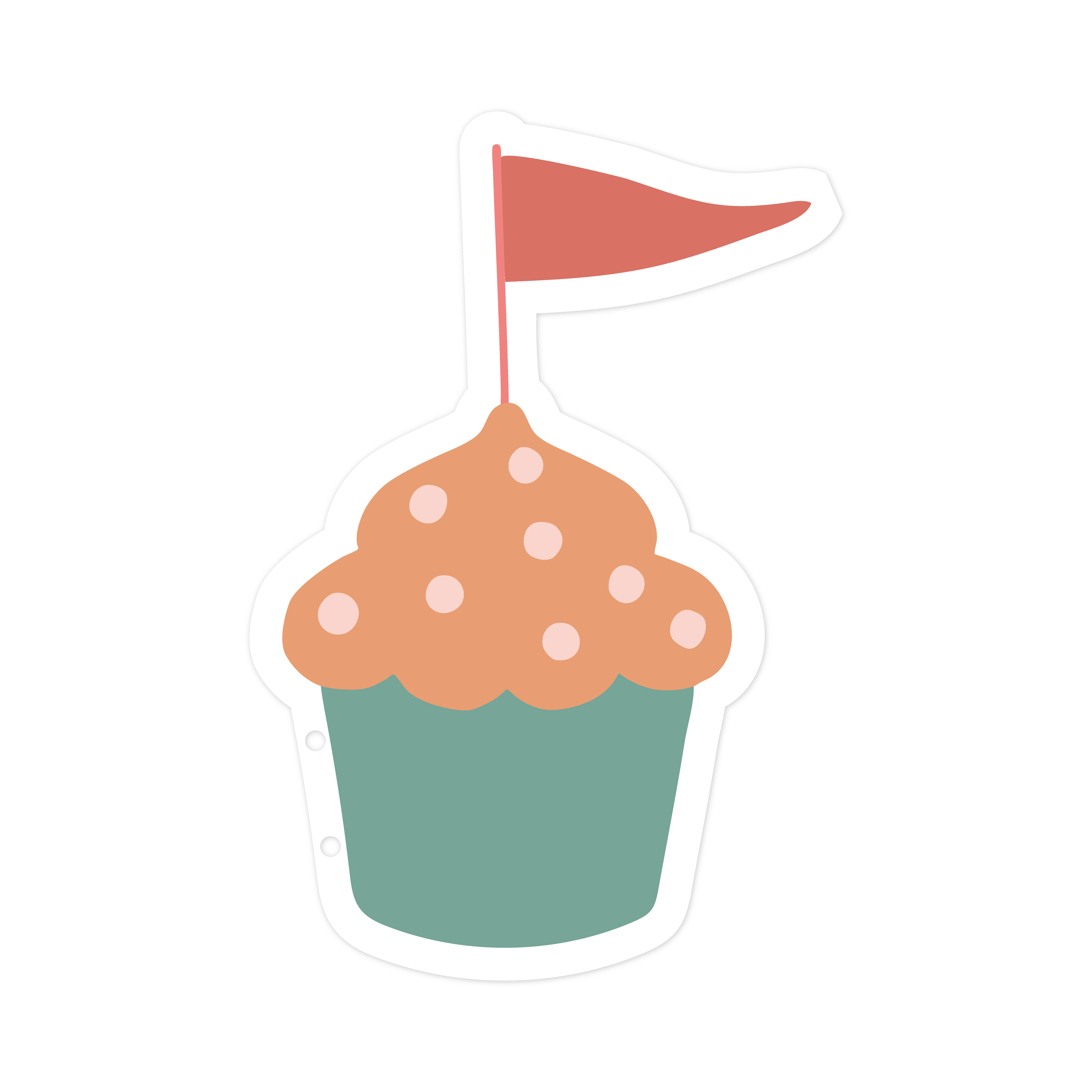 Cupcake Album Print and Cut File