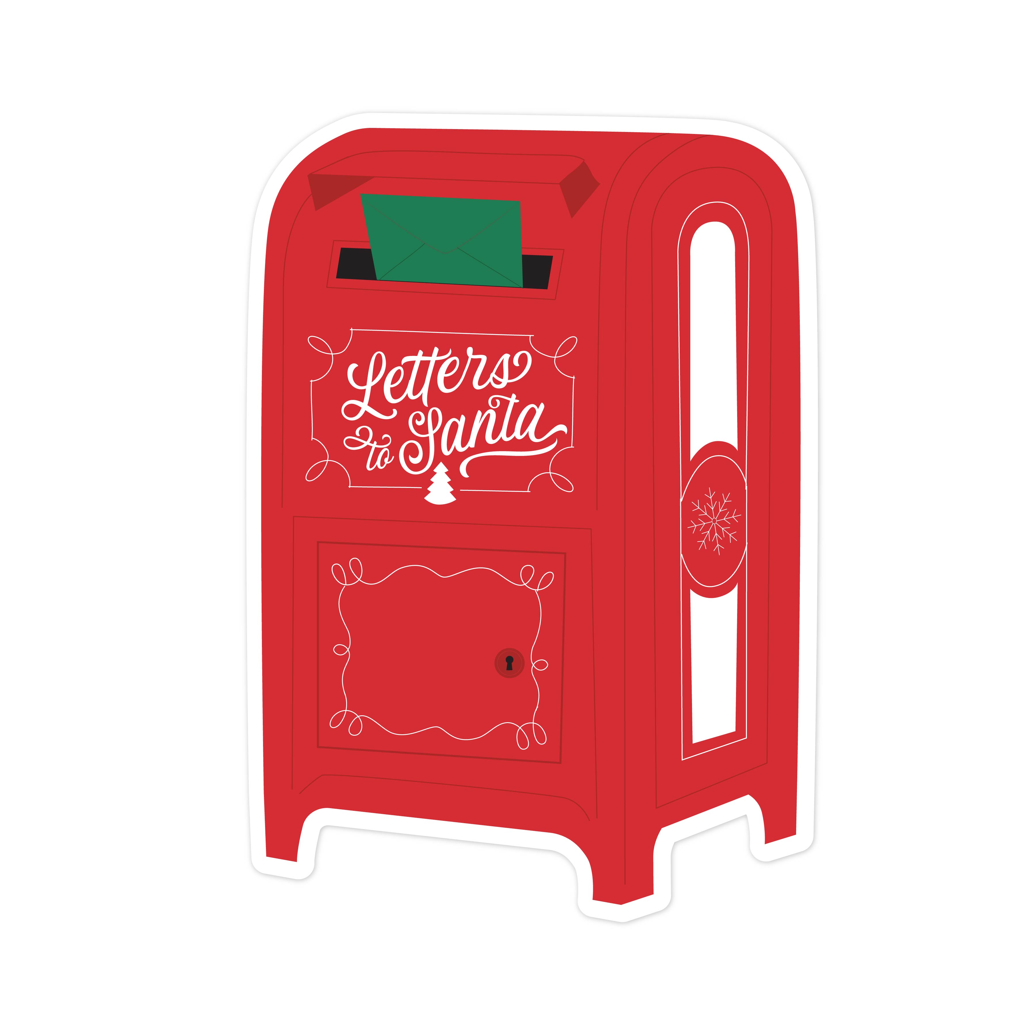 Letters To Santa Mailbox Print and Cut File