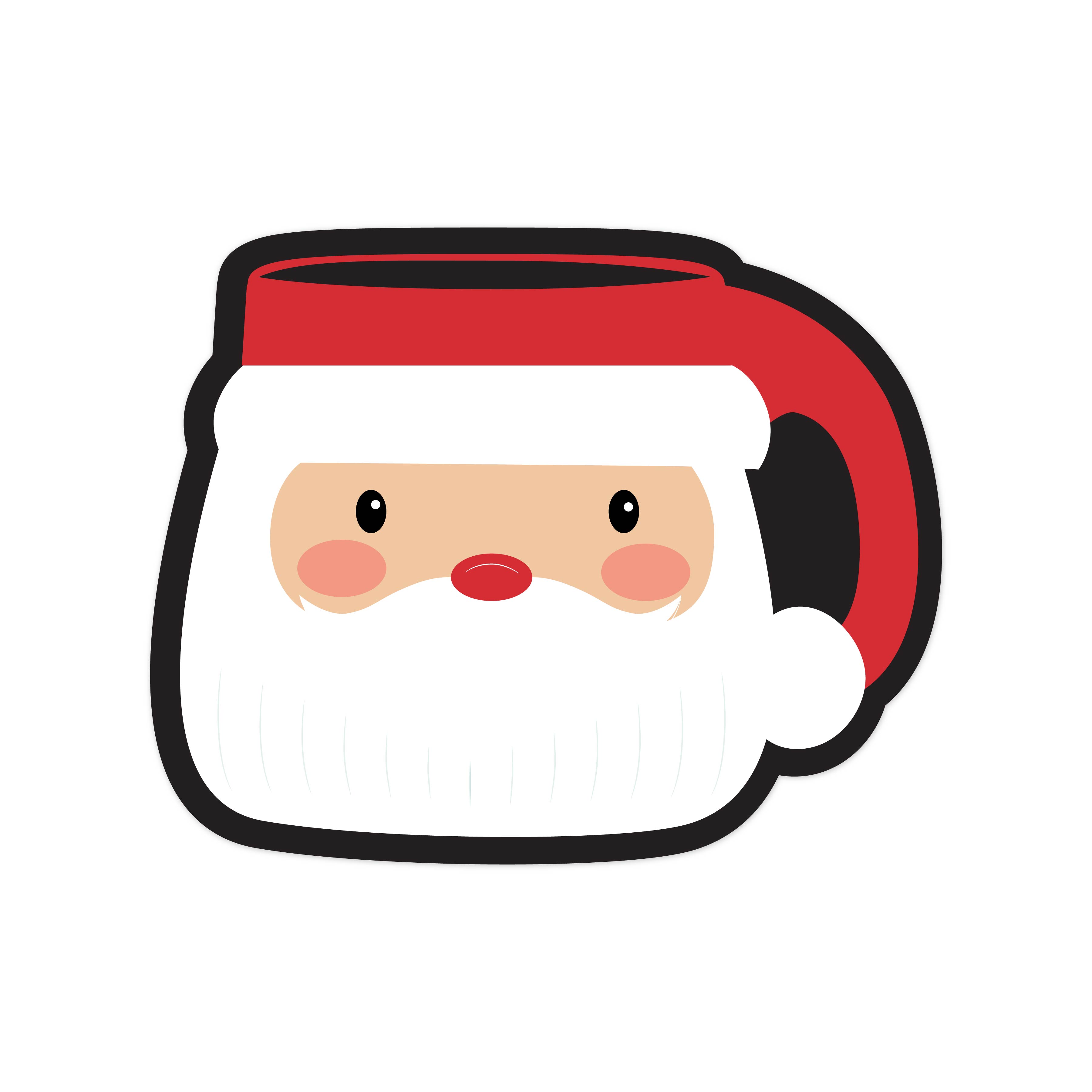 Santa's Mug Print and Cut File