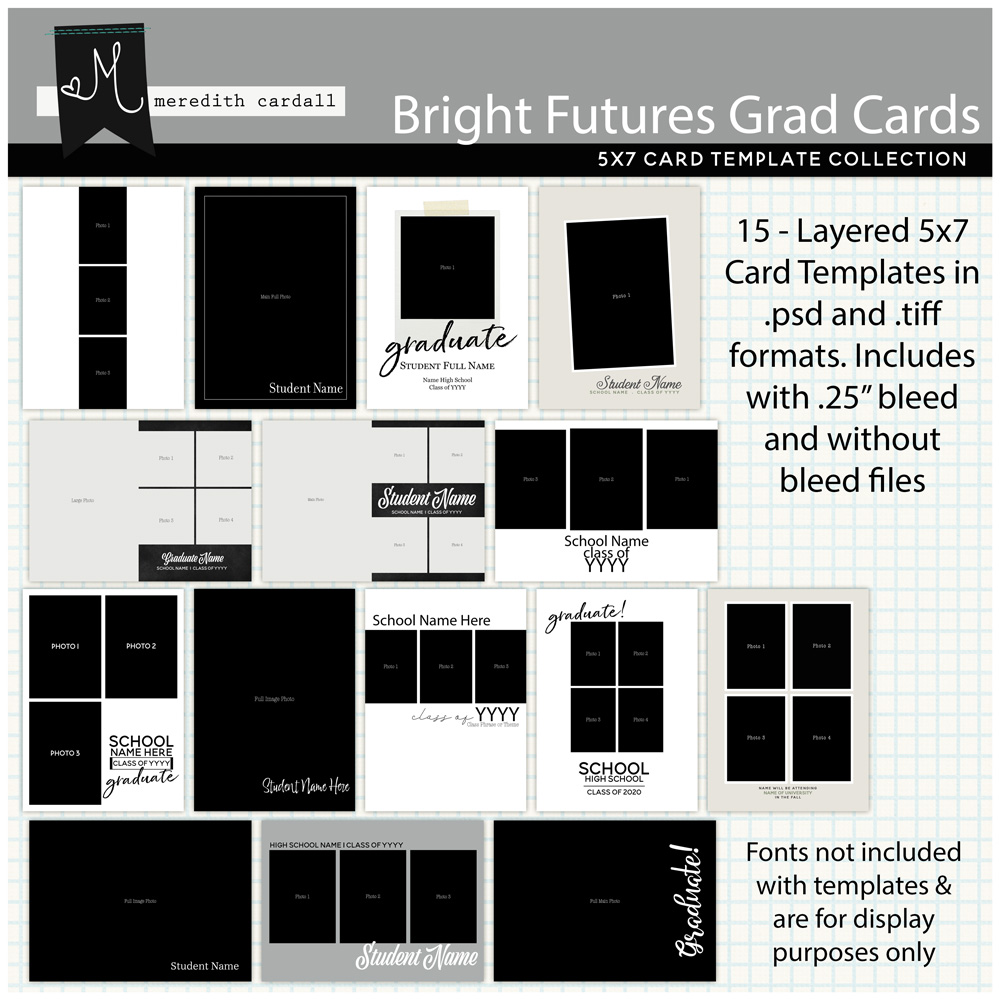 Bright Futures Grad Templates