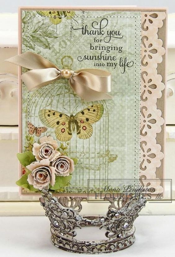 Butterfly Garden Papers by Jodie Lee Studio - Card by Cupcake Creations 
