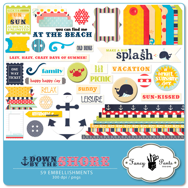 Down by the Shore Element Pack #1
