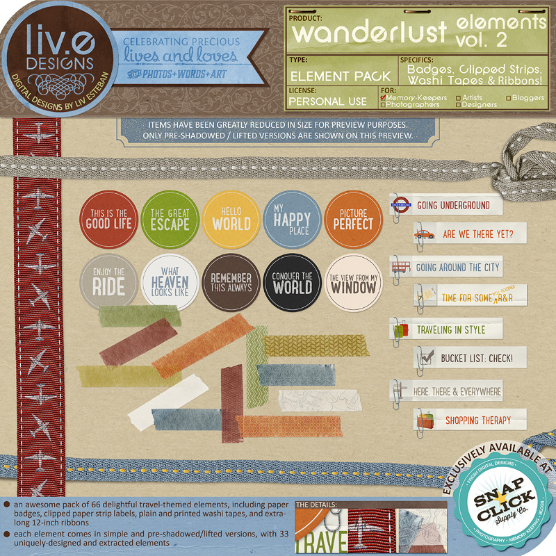 liv.edesigns Wanderlust Elements Vol. 2