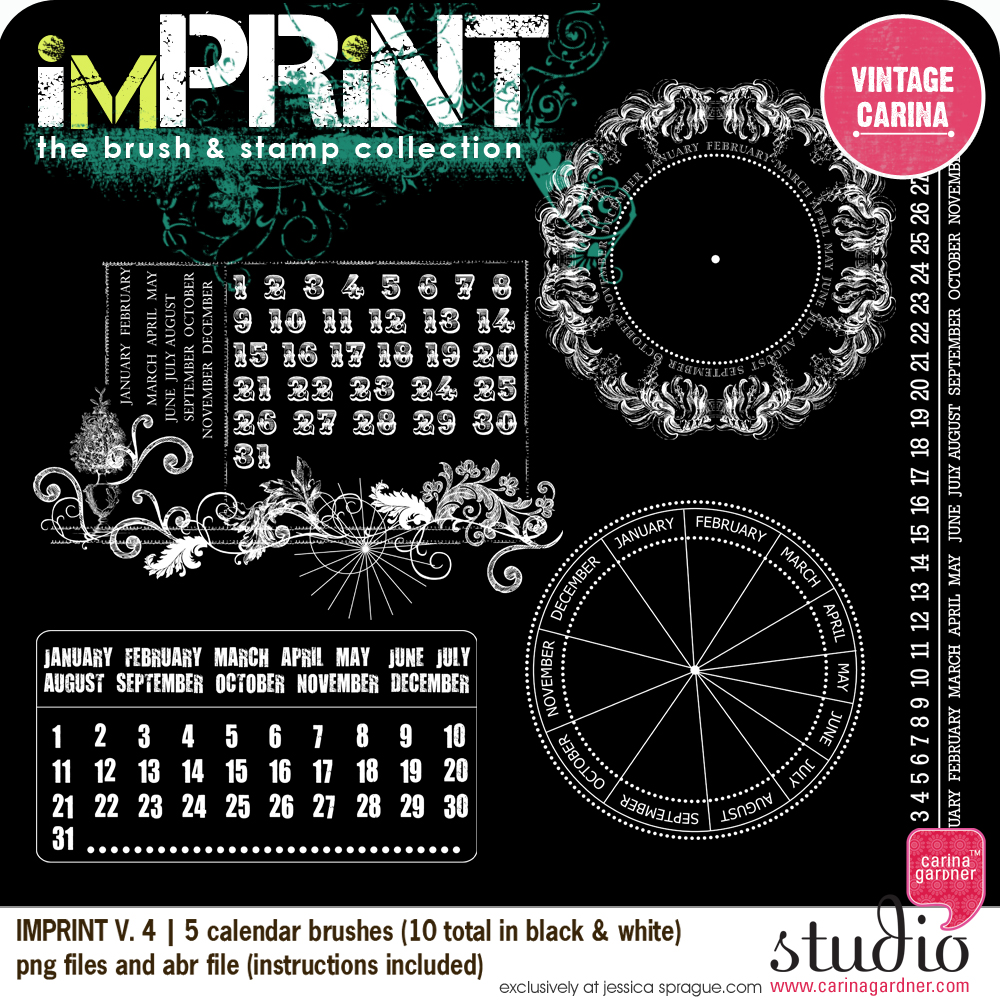 IMPRINT V.4 Calendar Brushes