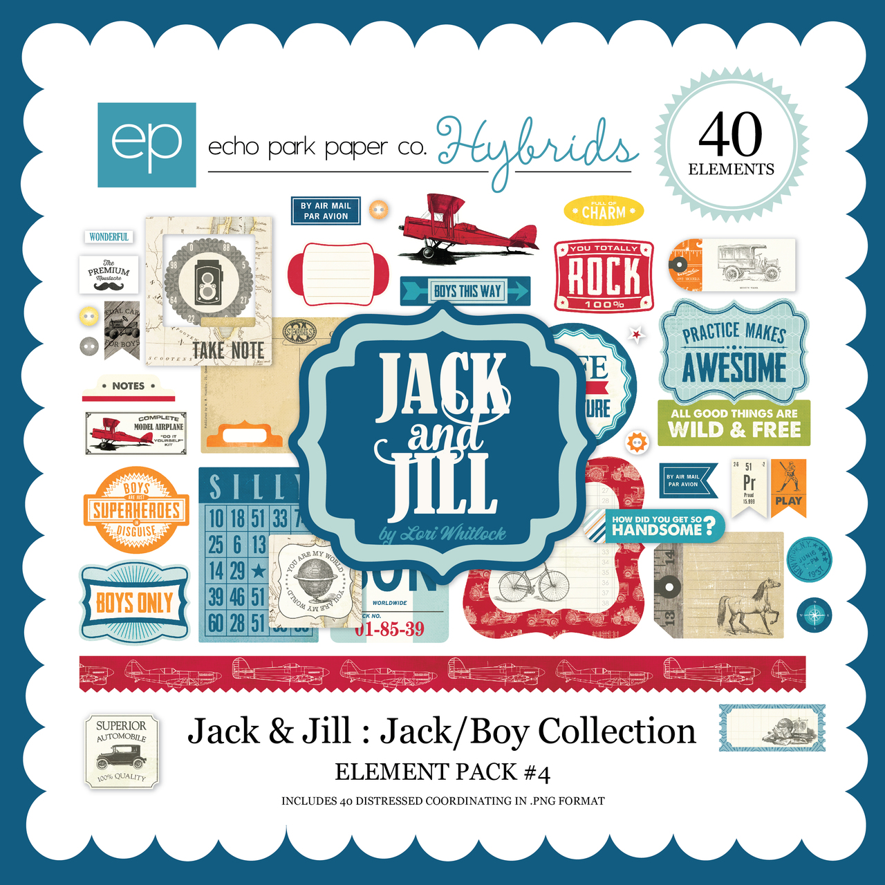 Jack Jill Jack Boy Element Pack 4 Snap Click Supply Co