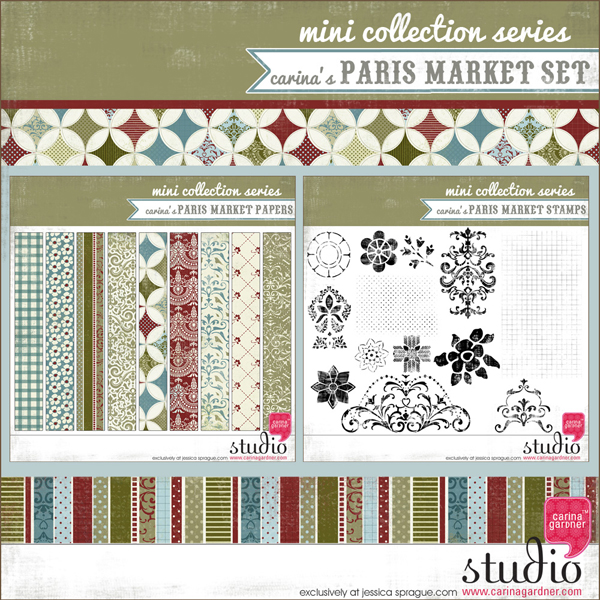 PARIS MARKET SET Mini Collection Series
