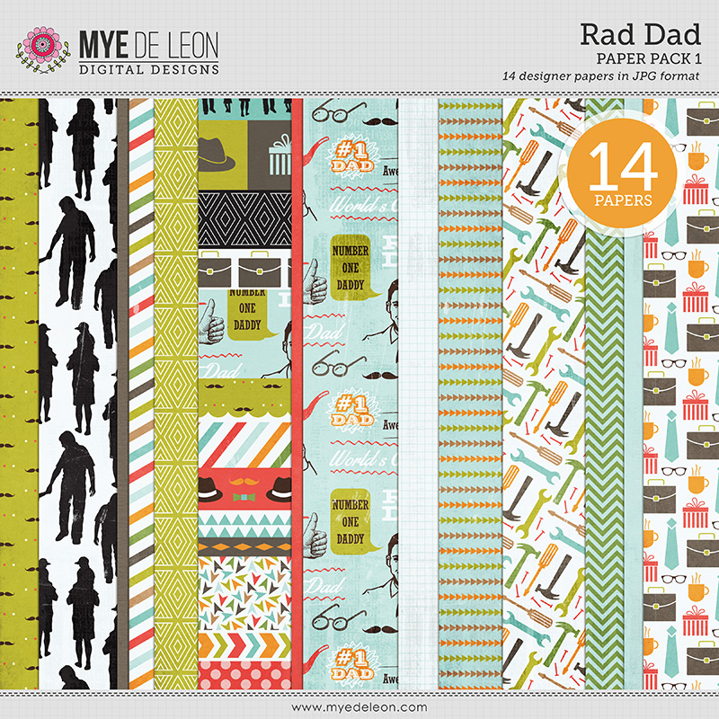 Rad Dad | Paper Pack 1