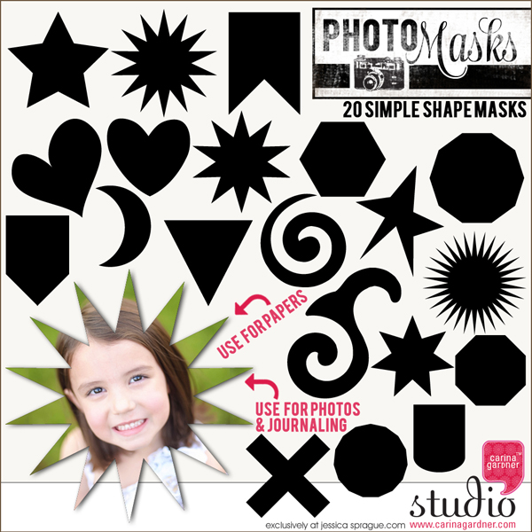 PHOTO MASKS Simple Shapes
