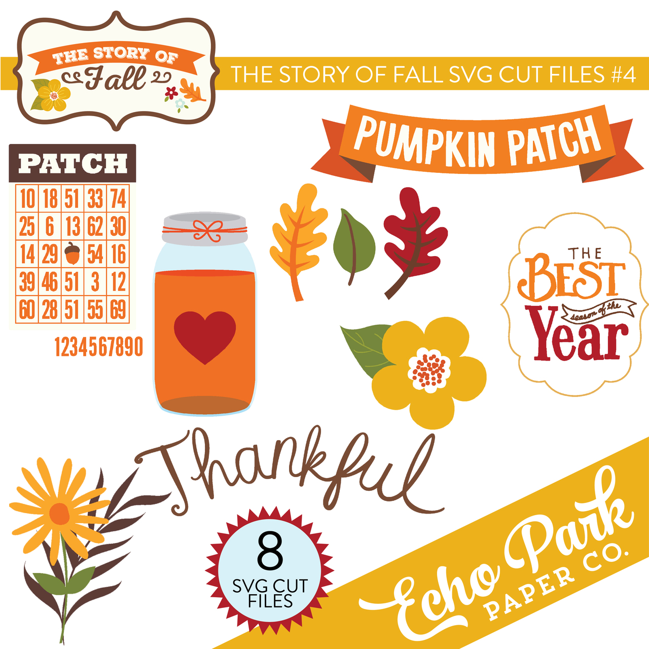 The Story of Fall SVG Cut Files #4