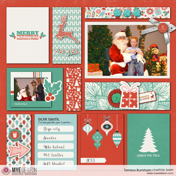 Christmas Memories Keepsake Journal Scrapbook, Nuts & Bolts Paper