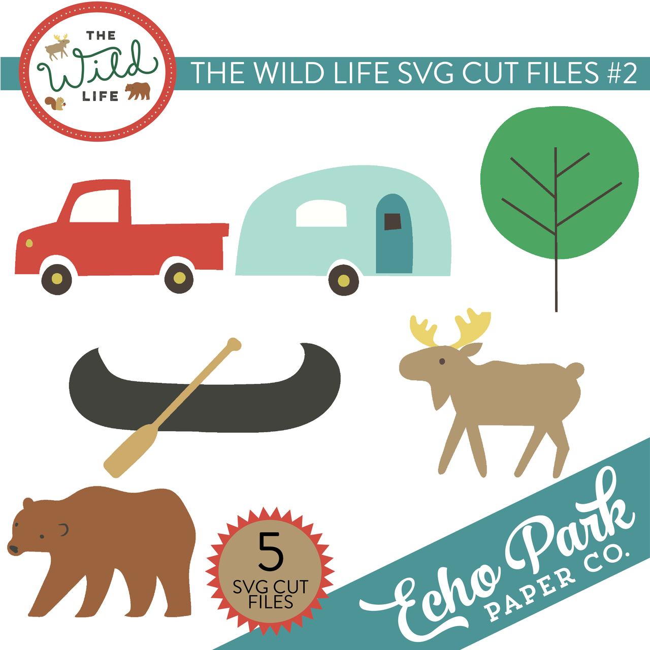 The Wild Life SVG Cut Files #2